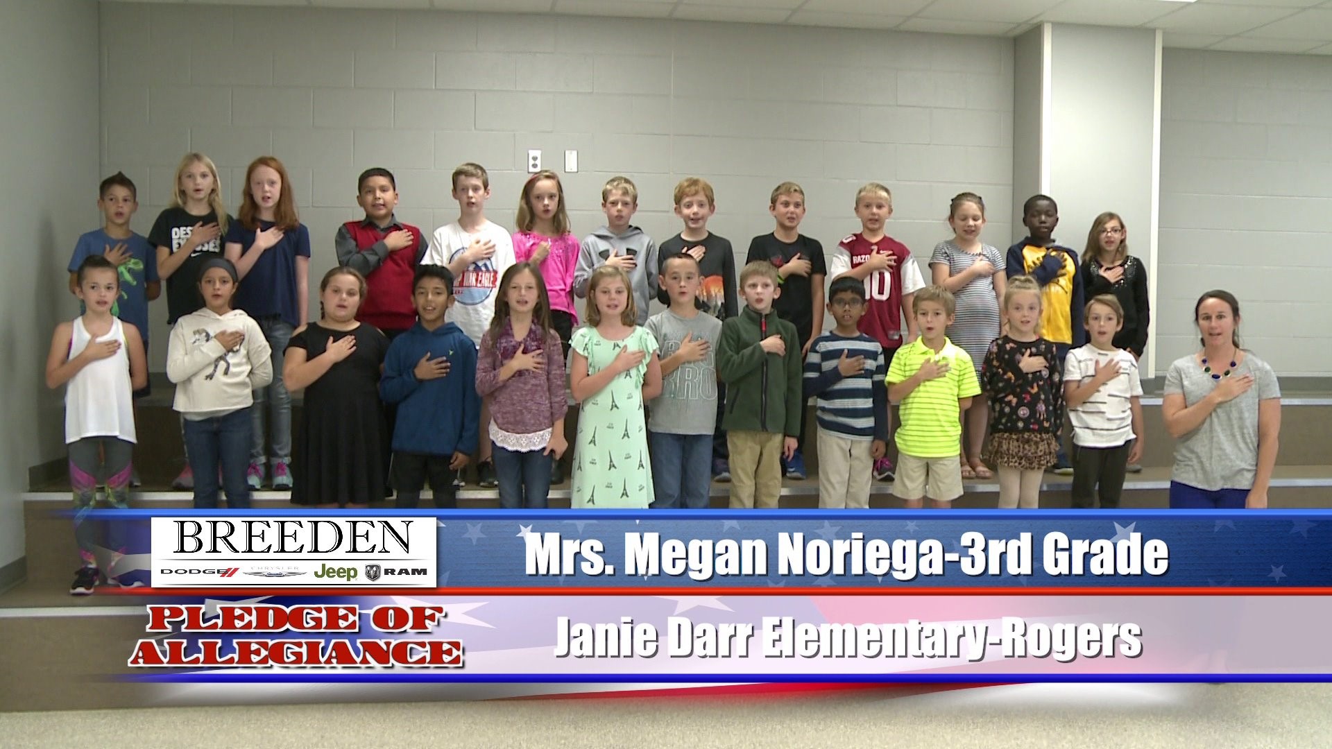 Mrs. Megan Noriega  3rd Grade  Janie Darr Elementary  Rogers