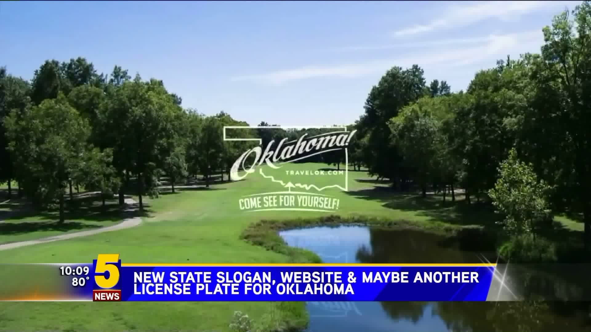 New State Slogan, Website and Possibly License Plate in Oklahoma