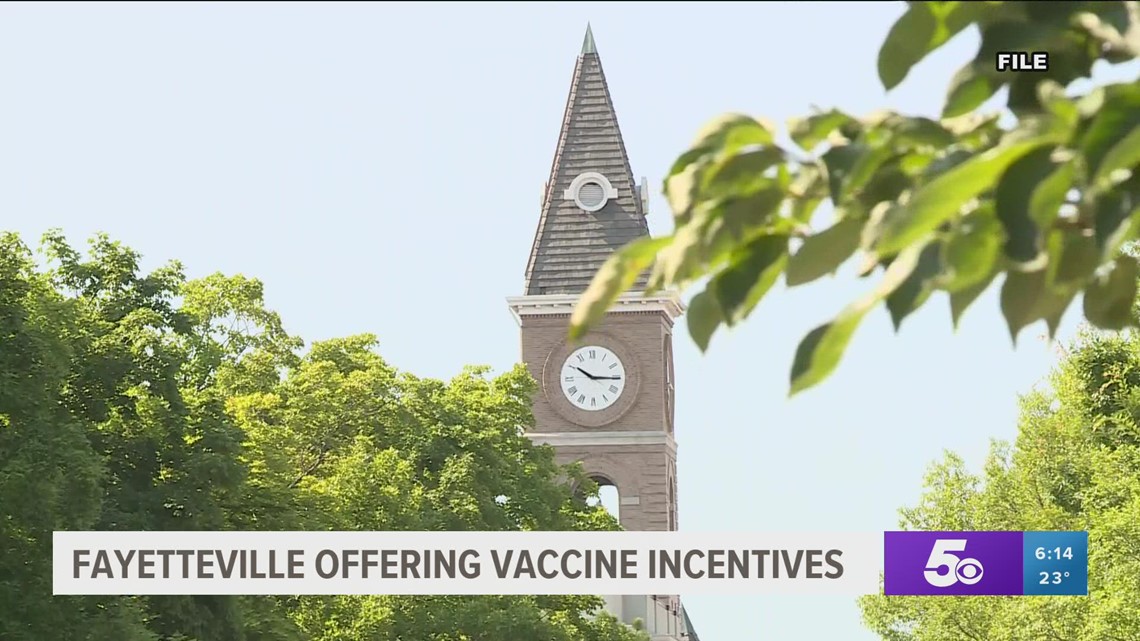 Fayetteville Vaccine Incentive Program offering residents $100