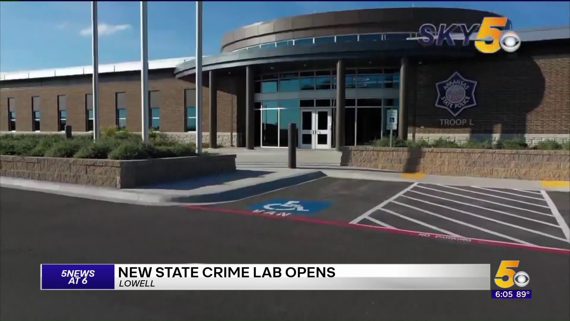 New State Crime Lab Opens in Lowell