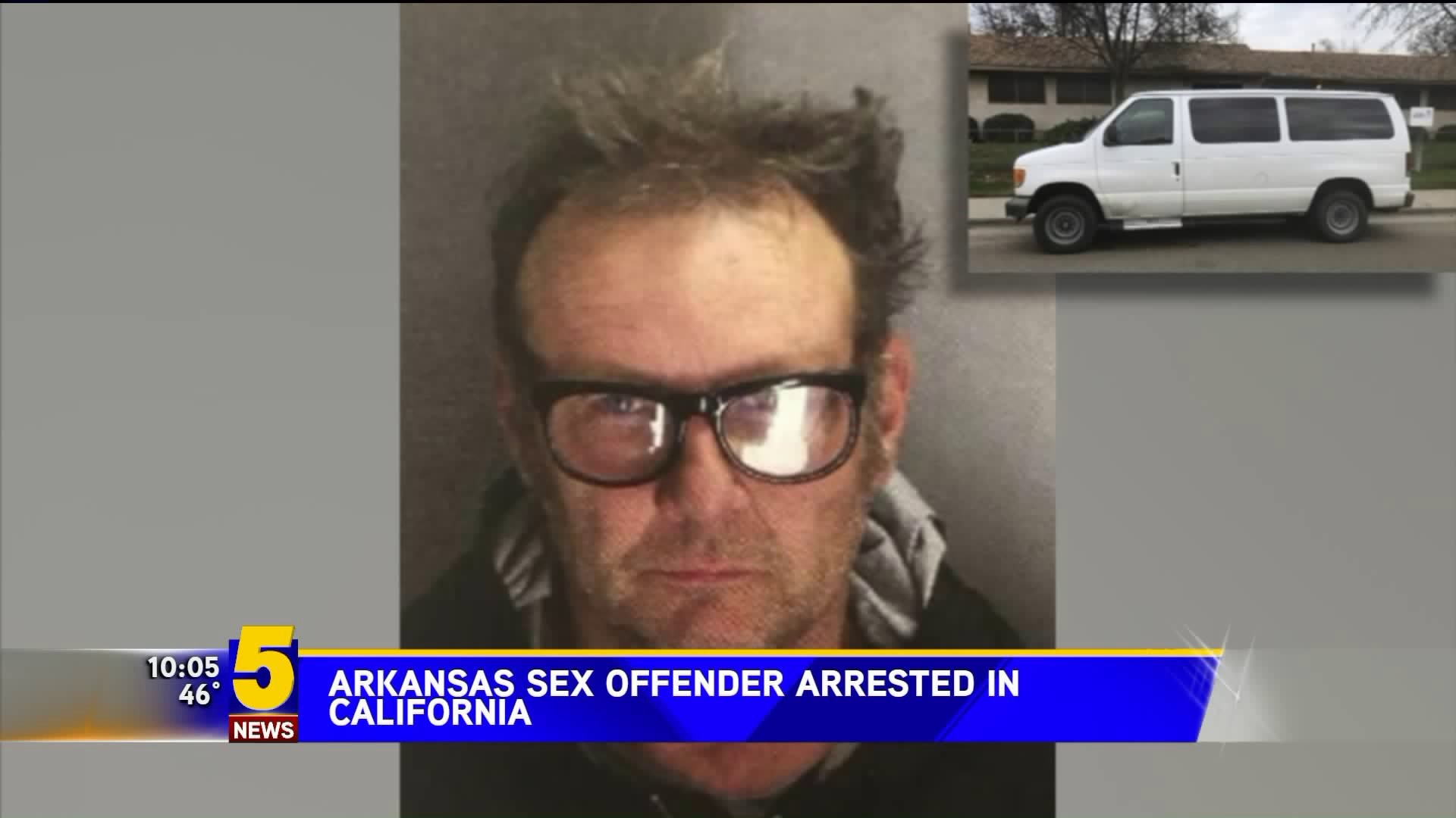 Arkansas Sex Offender Arrested In California