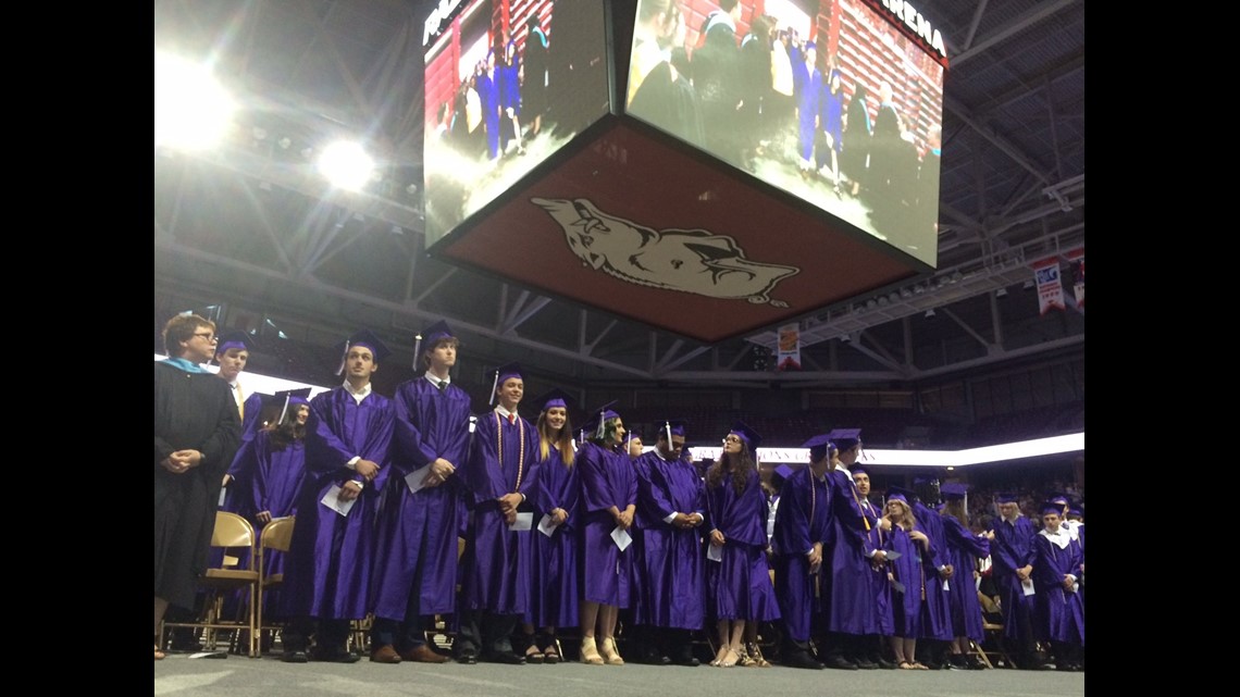 Fayetteville High School Graduates More Than 500 Students