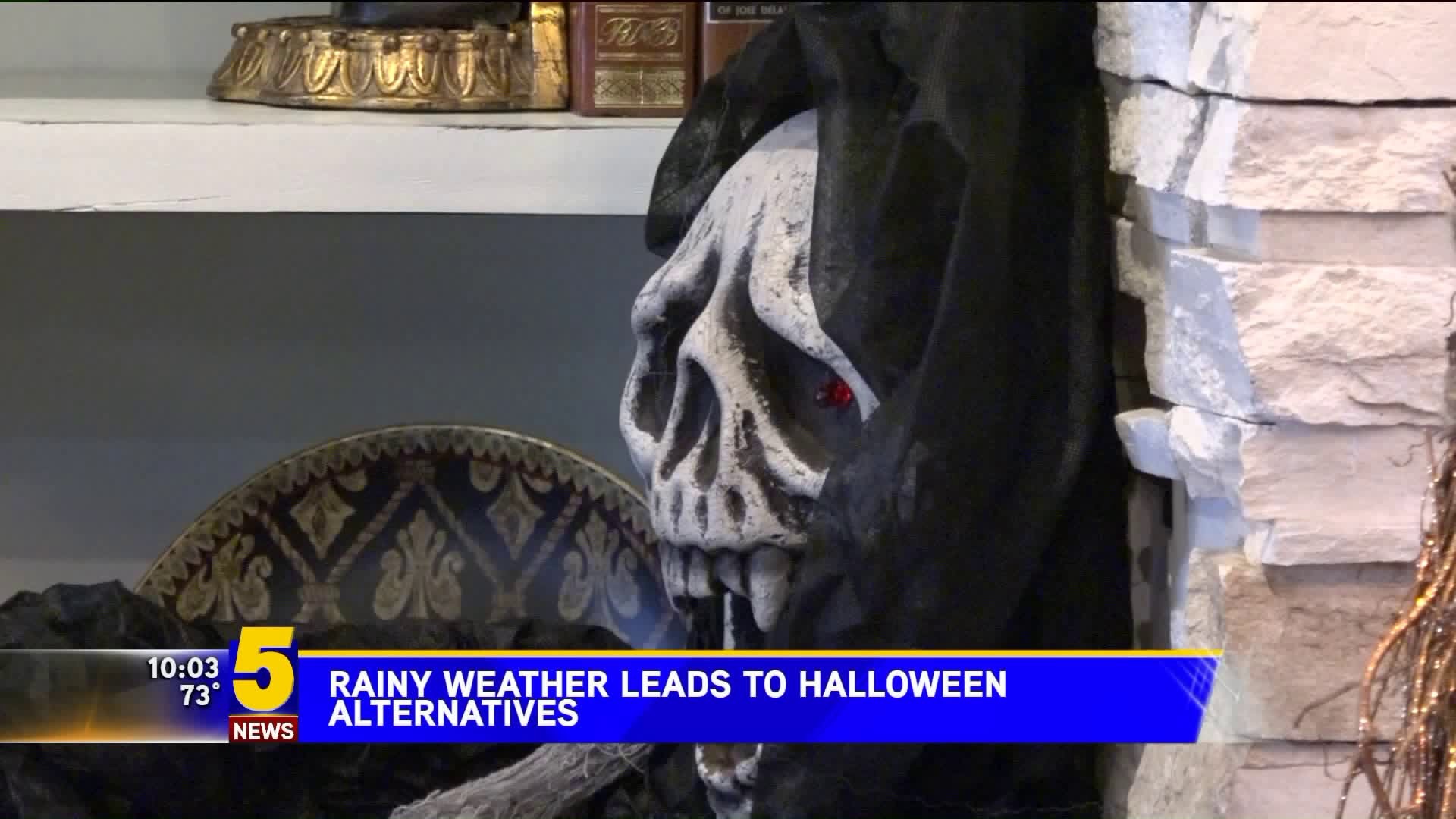 Rainy Weather Leads To Halloween Alternatives