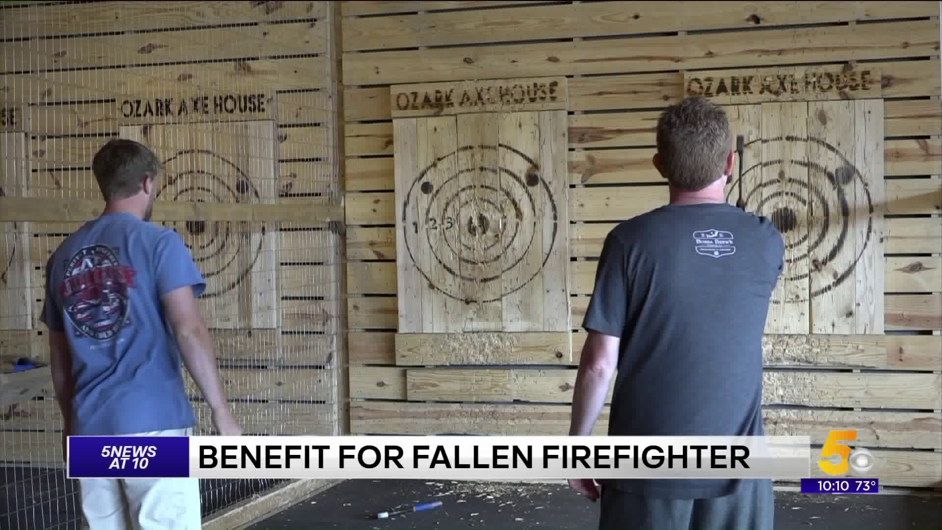 Axe Throwing to Benefit Fallen Firefighter