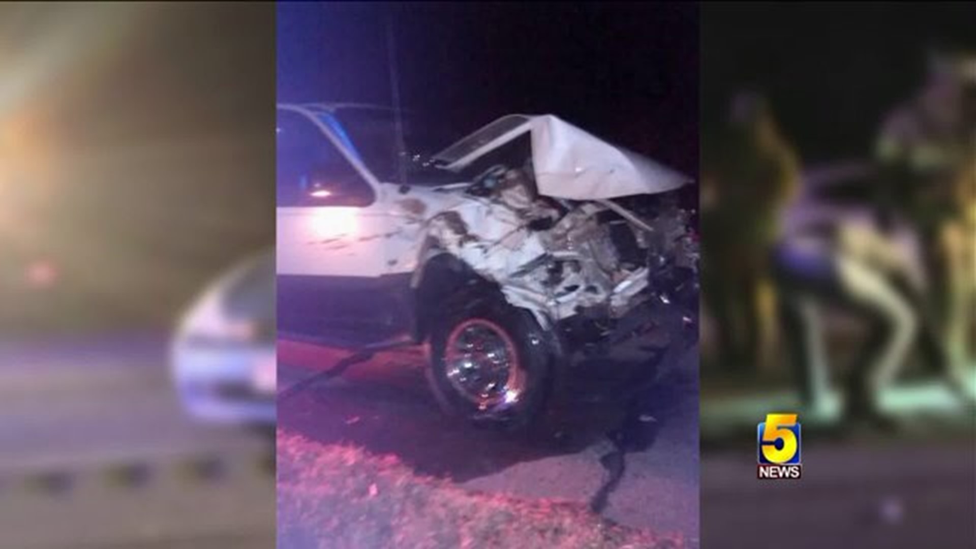 Car Flips After Hitting Cow in Eastern Oklahoma