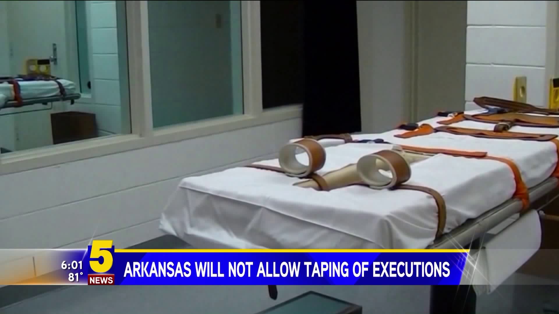 Arkansas Will Not Allow Taping Of Executions