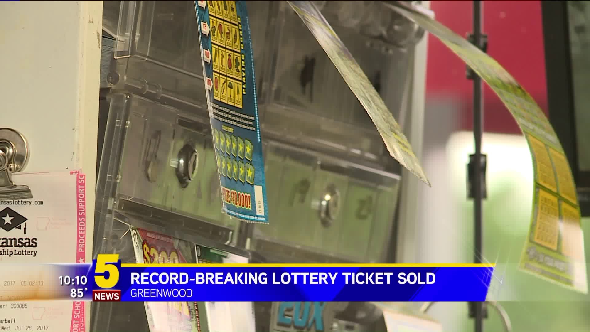 Record-Breaking Lottery Ticket Sold