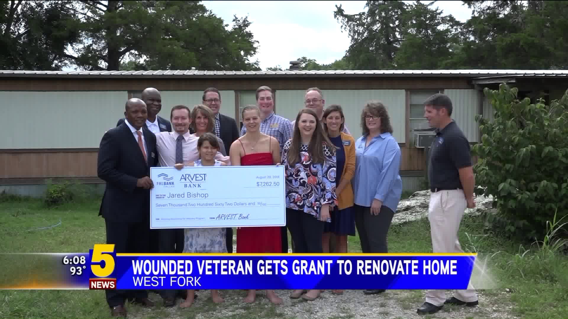 Wounded Veteran Gets Grant To Renovate Home