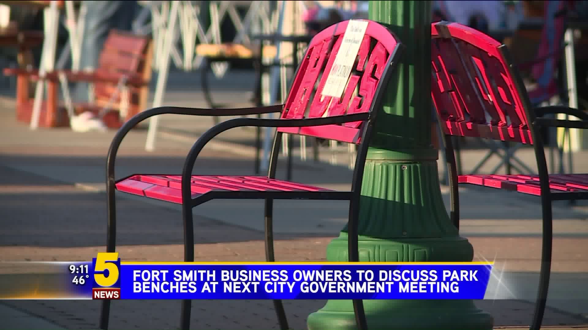 Fort Smith Park Benches Update