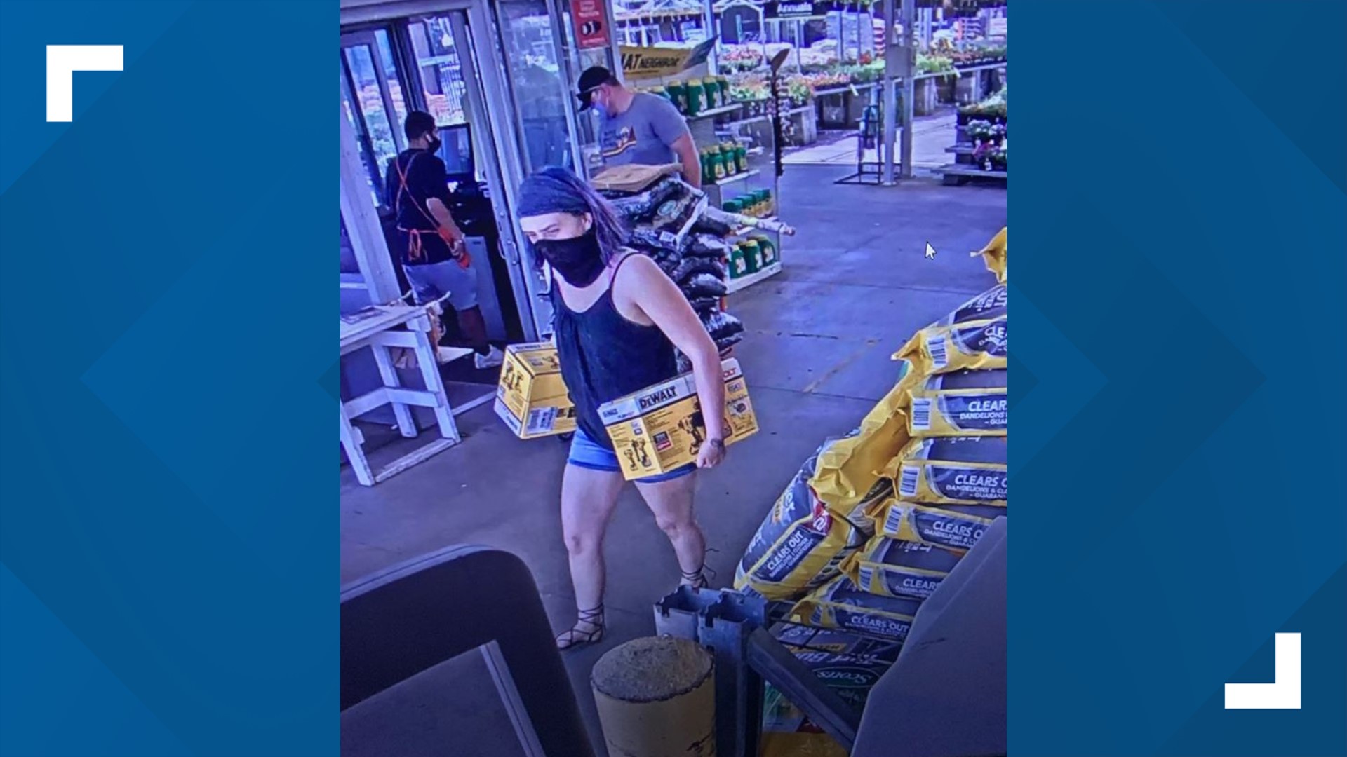 Suspect wanted for alleged shoplifting at Home Depot in Rogers