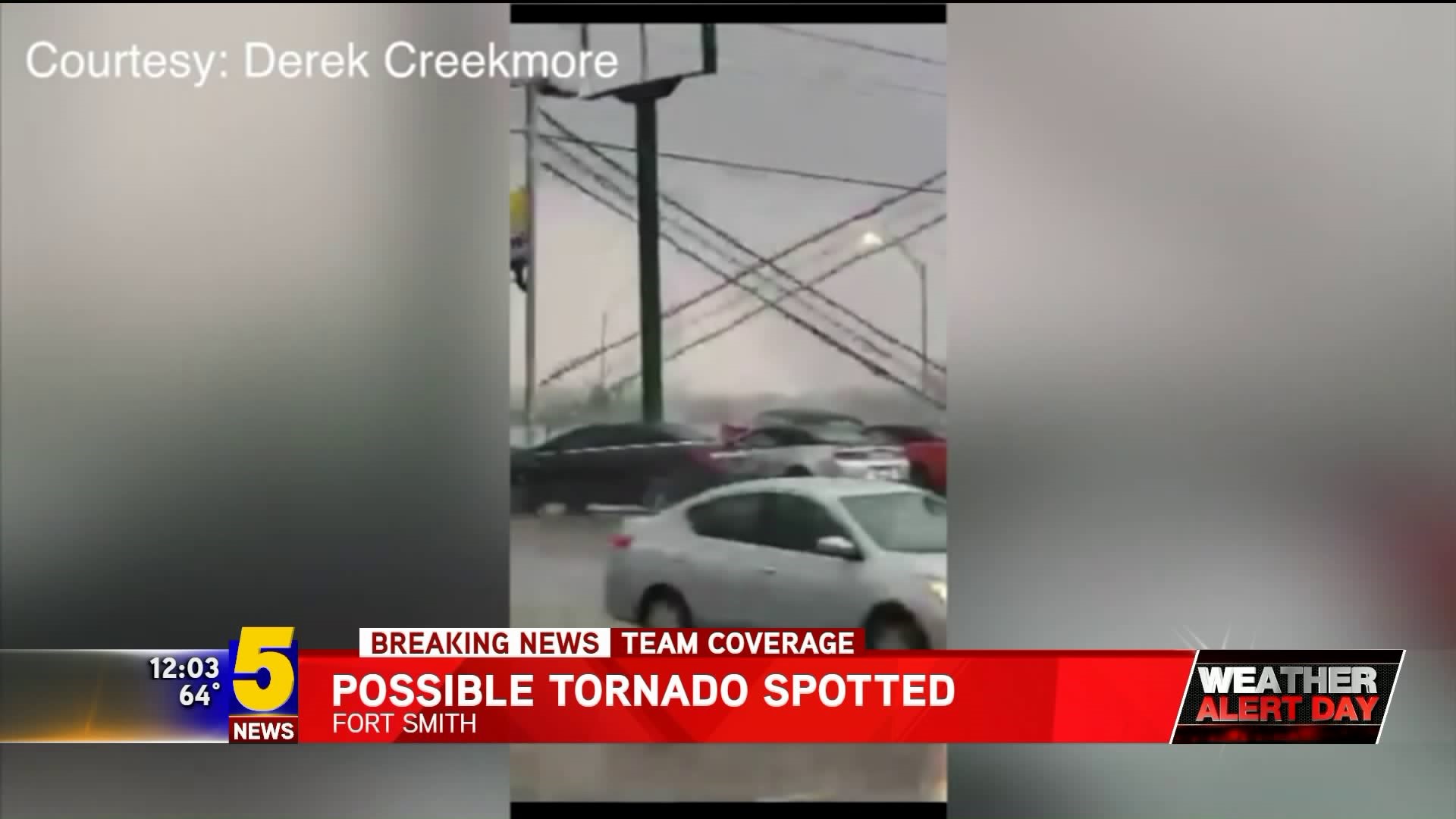 Possible Tornado Spotted
