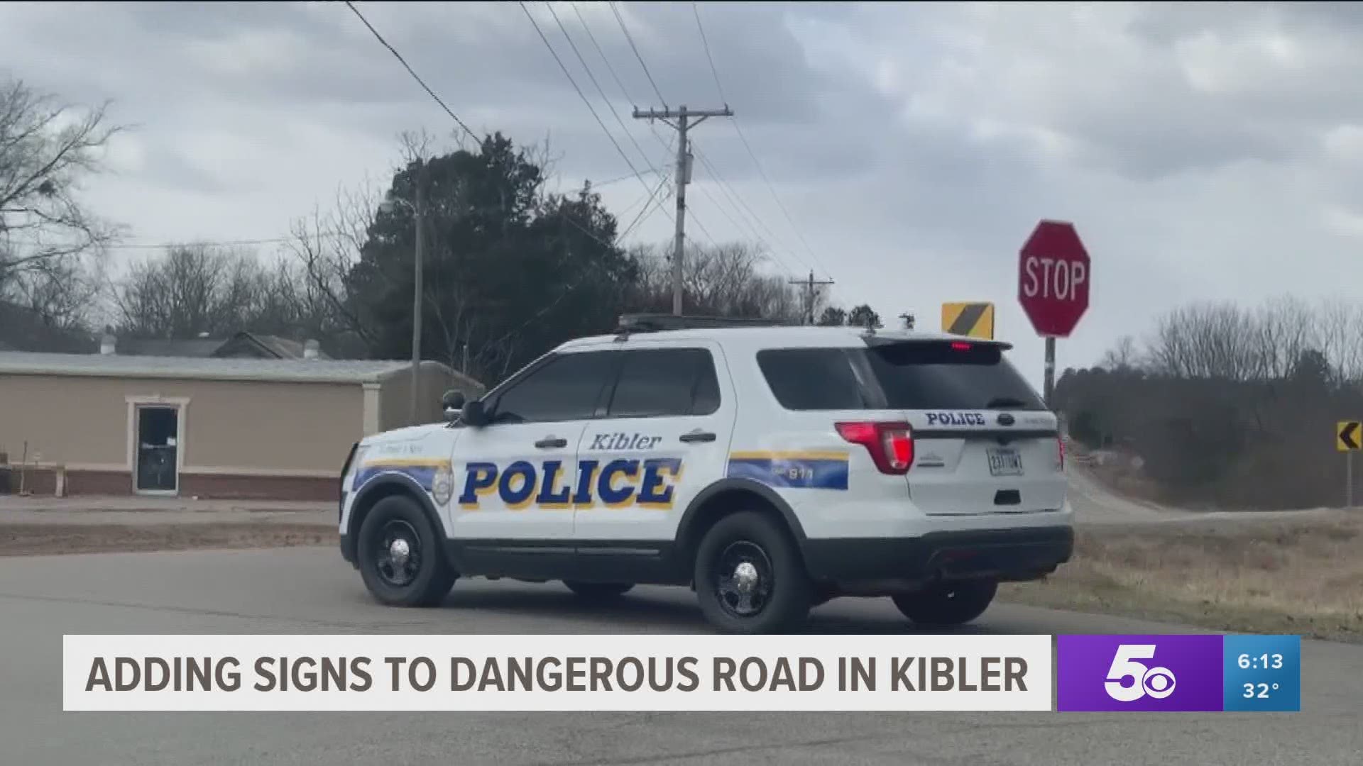 Officials add signs to deadly curve on Kibler road