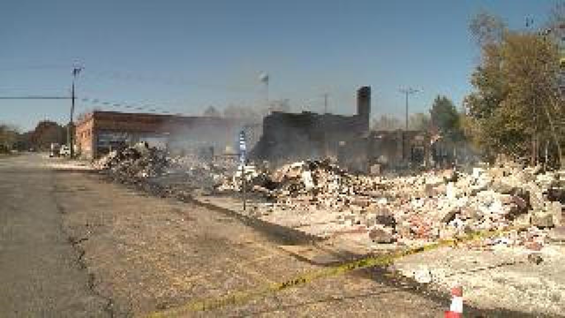 Historic Downtown Buildings Destroyed by Fire