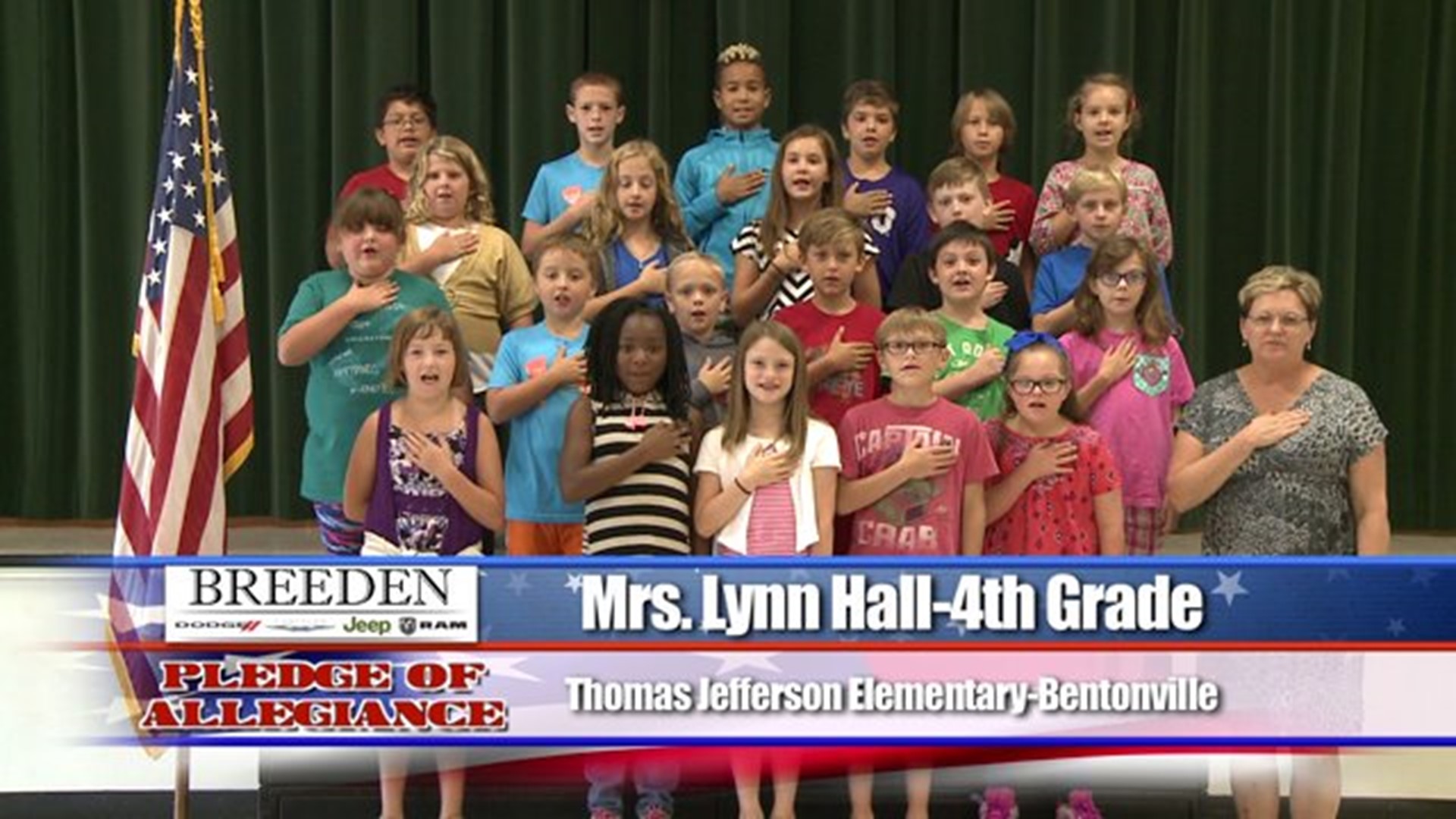 Thomas Jefferson Elementary, Bentonville - Mrs. Lynn Hall - 4th Grade