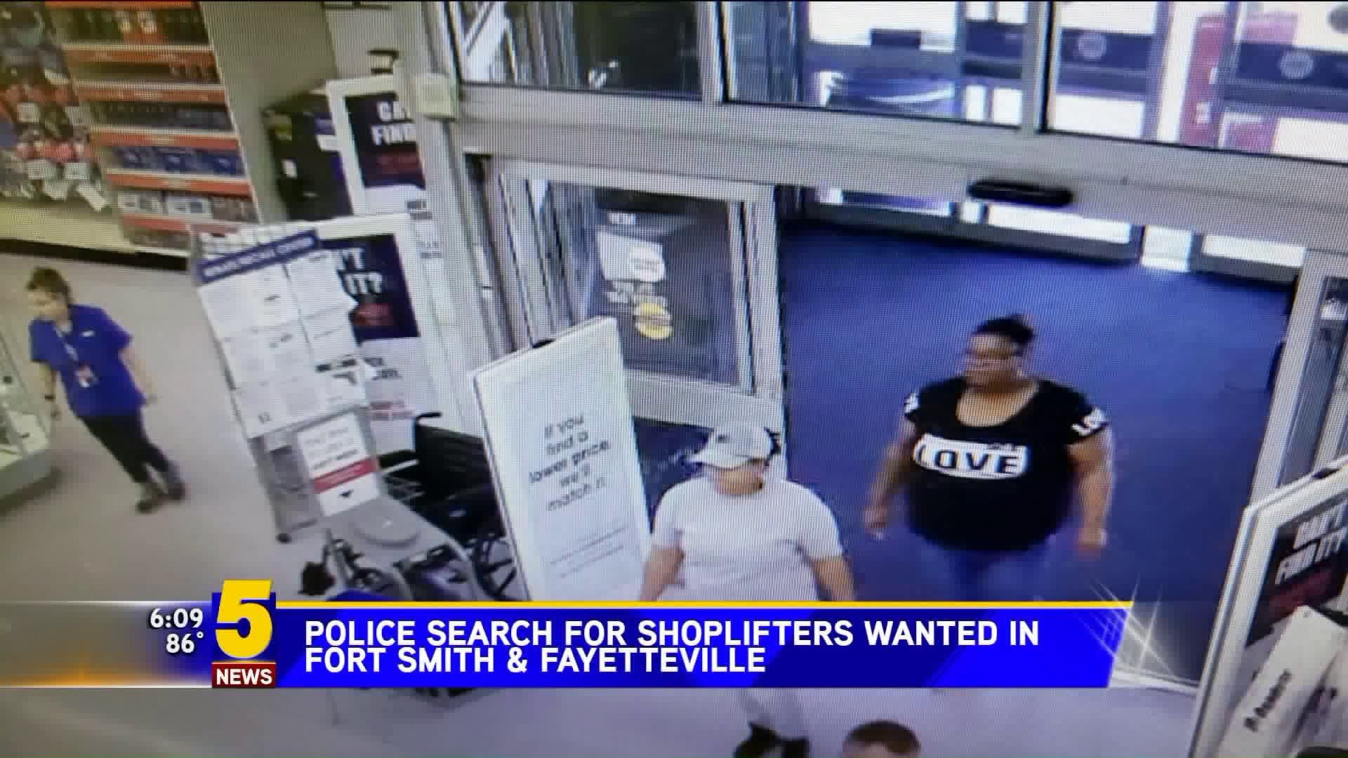 Police Searching For Shoplifters Wanted In Fort Smith & Fayetteville