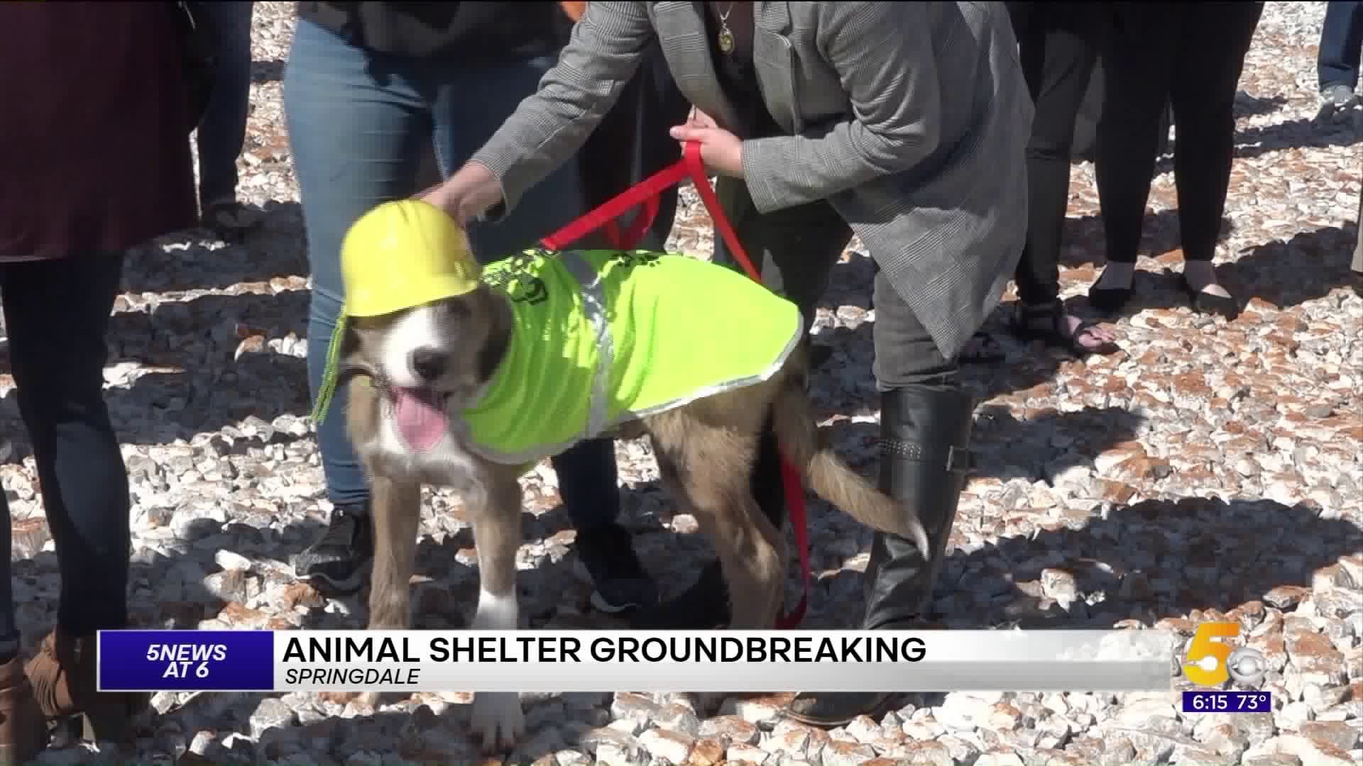 Groundbreaking For Animal Shelter In Springdale