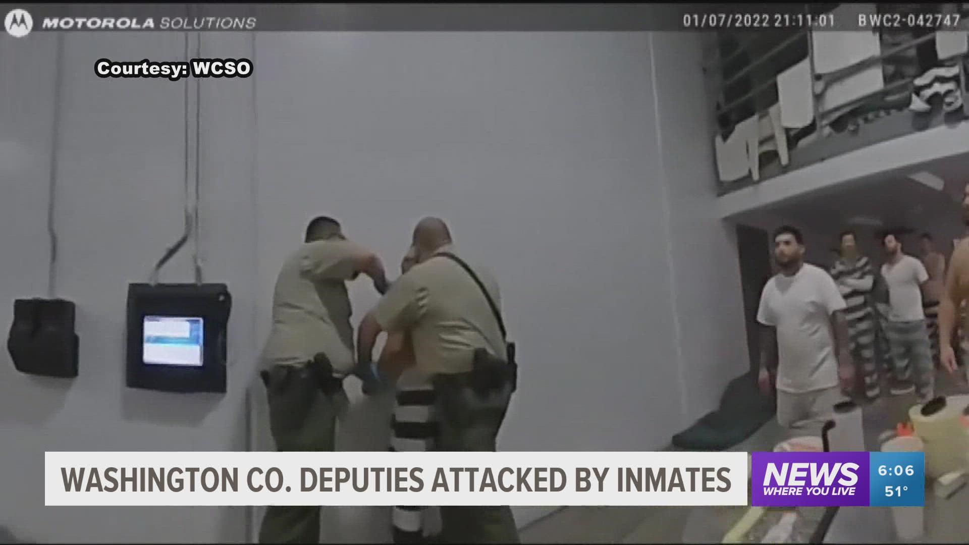 Washington County Detention Center is dealing with major overcrowding with more than 100 inmates sleeping on the floor.
