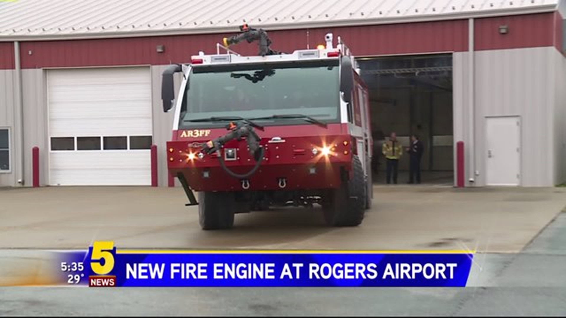 New Fire Engine To Improve Safety At Rogers Airport