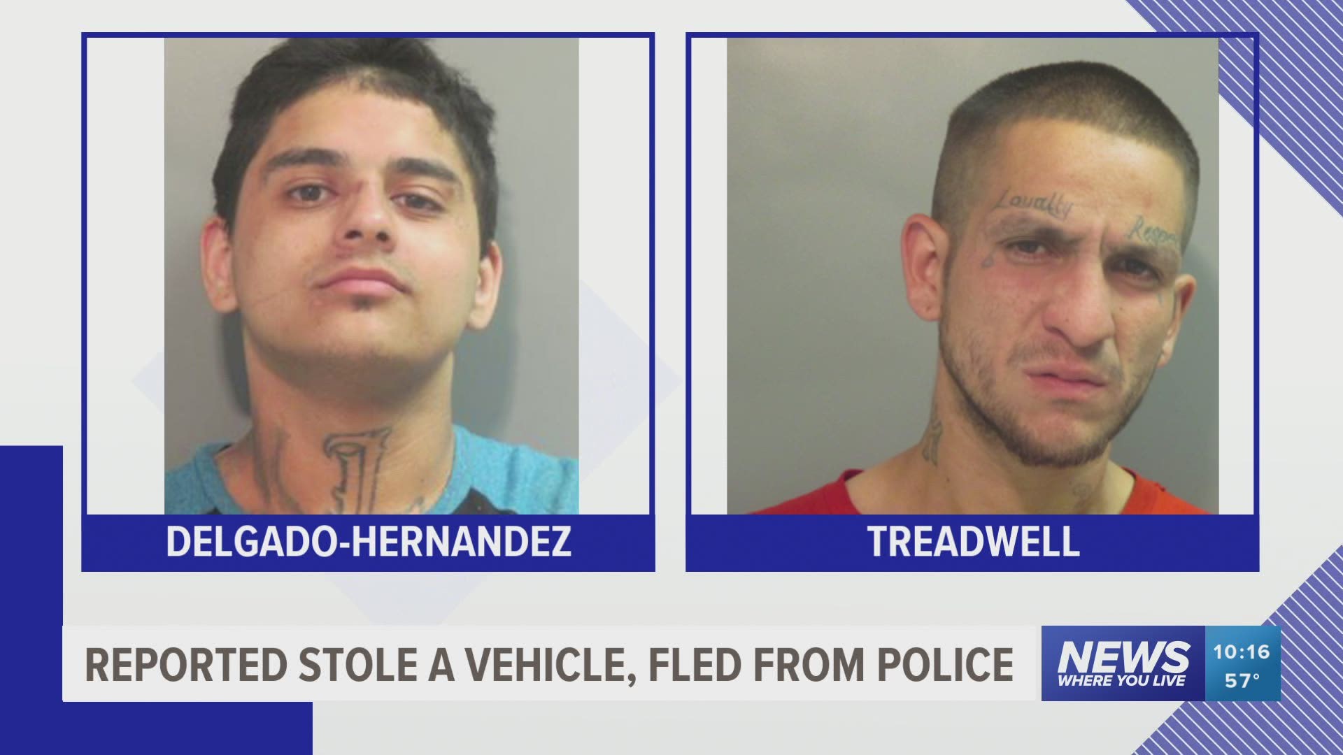 2 arrested after stealing vehicle, fleeing from police in Fayetteville