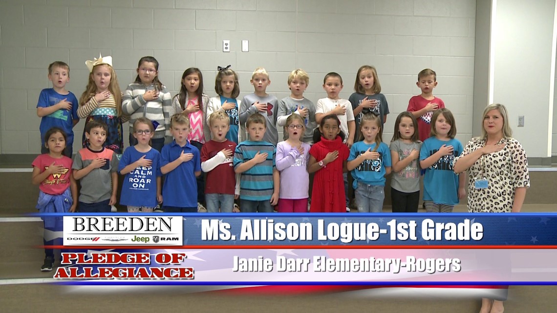 Ms. Allison Logue 1st Grade Janie Darr Elementary Rogers