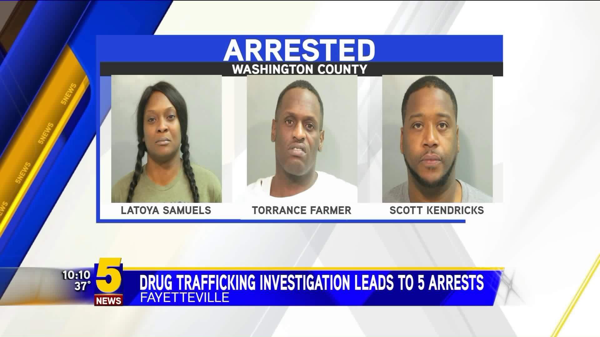 Drug Trafficking Investigation Leads to Five Arrests
