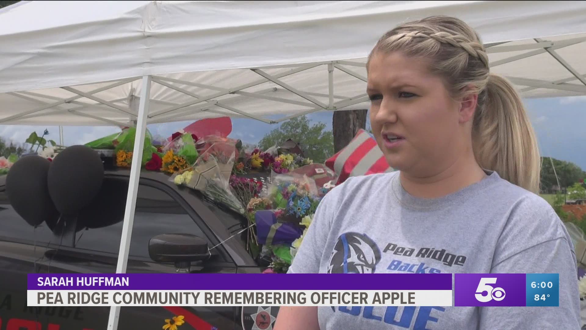 Officer Apple was very well known and respected in the Pea Ridge community.