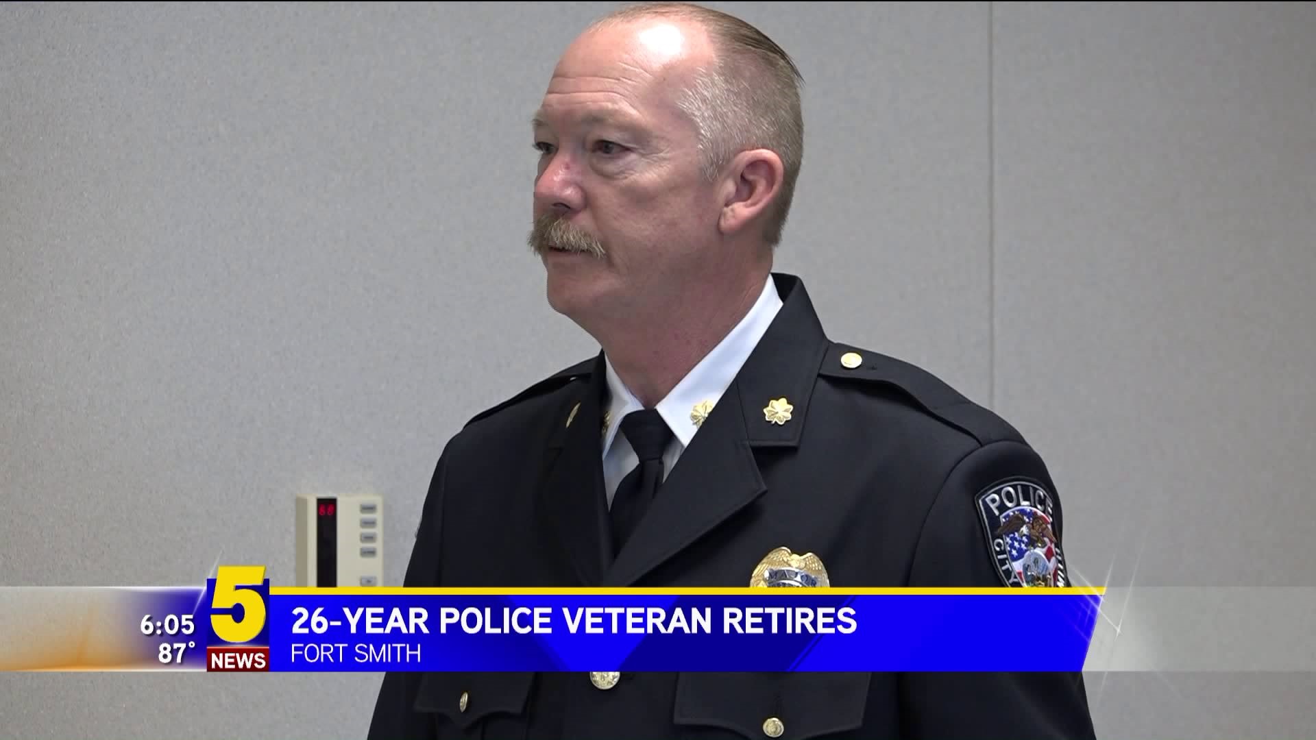 26-Year Police Veteran Retires