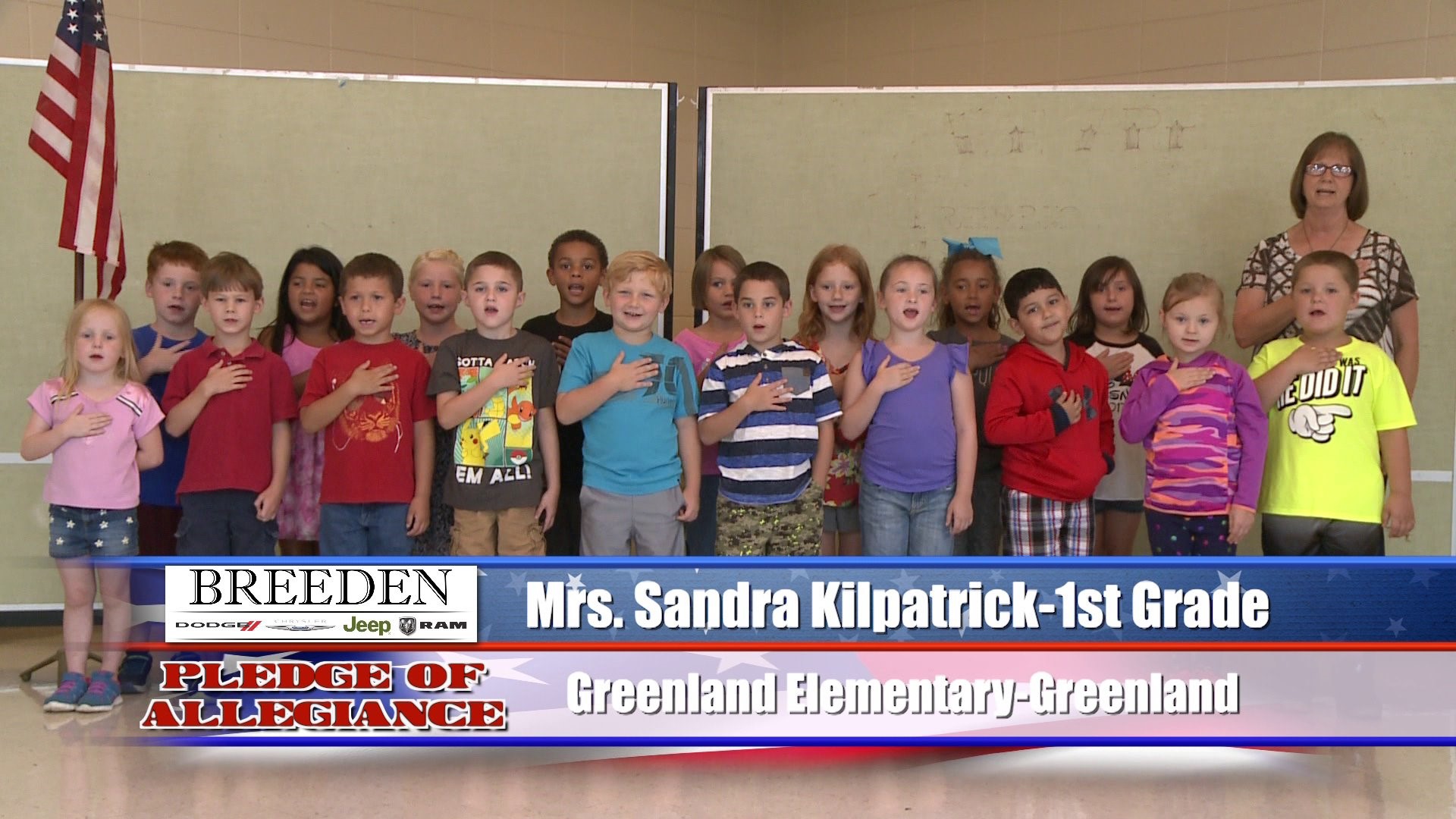 Mrs. Sandra Kilpatrick -1st Grade  Greenland Elementary - Greenland