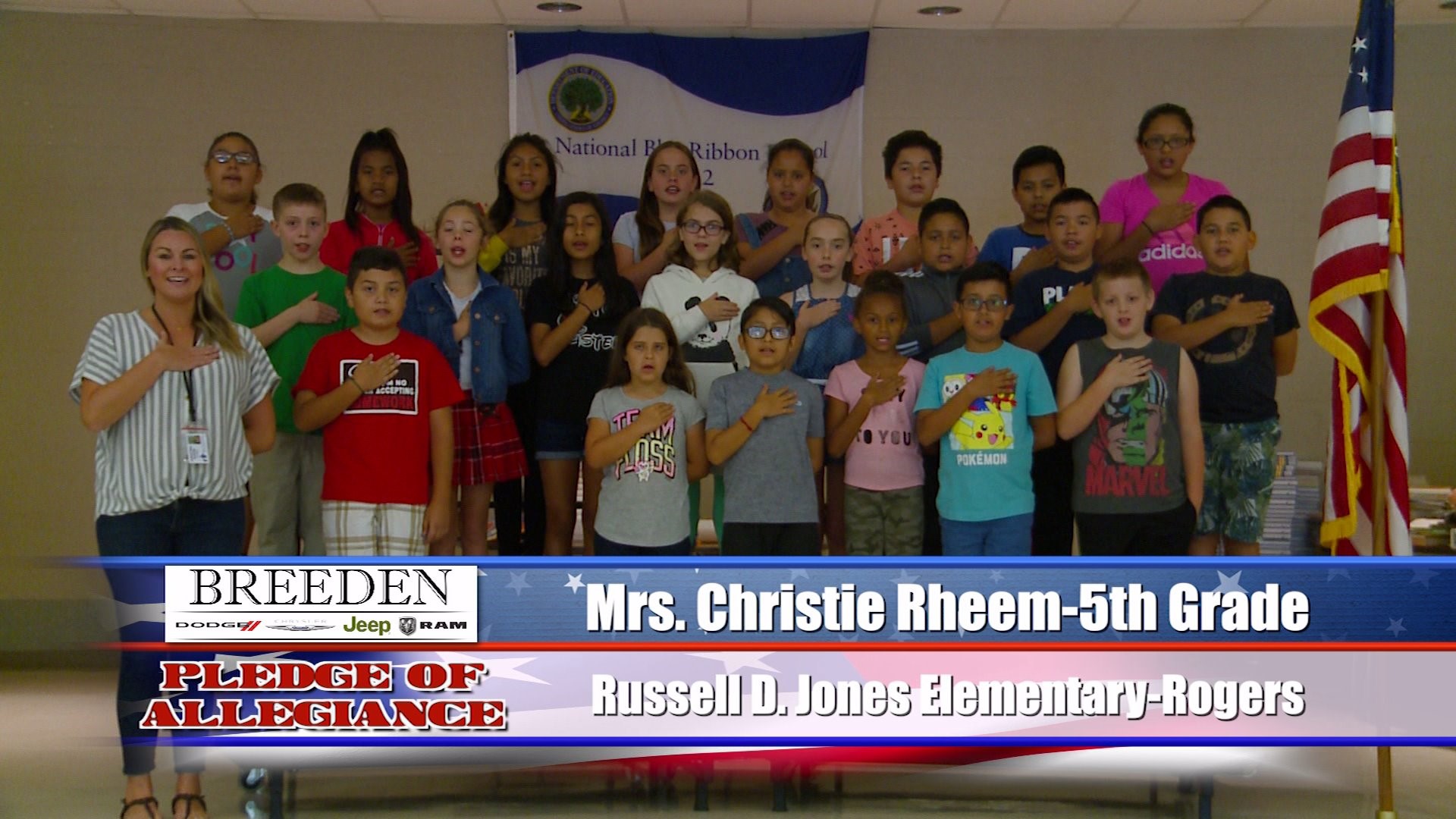 Mrs. Christie Rheem - 5th Grade at Russel D. Jones Elementary, Rogers