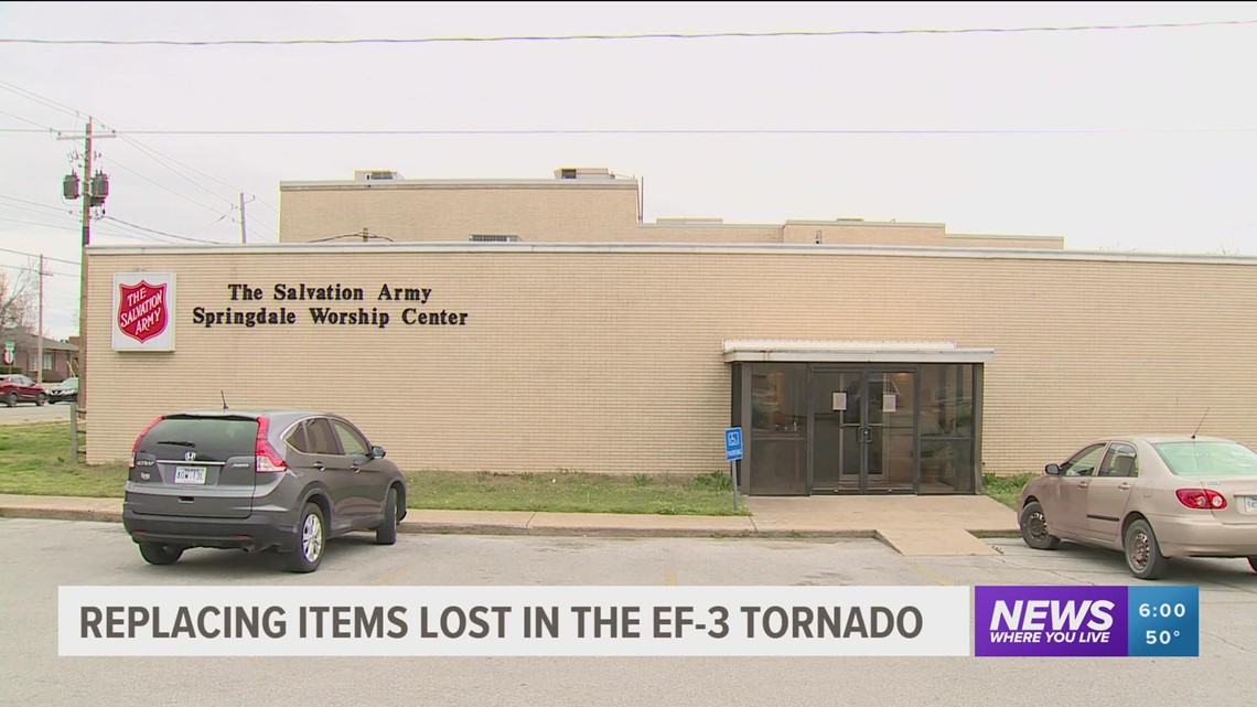 Salvation Army of Springdale gives back to Springdale tornado victims