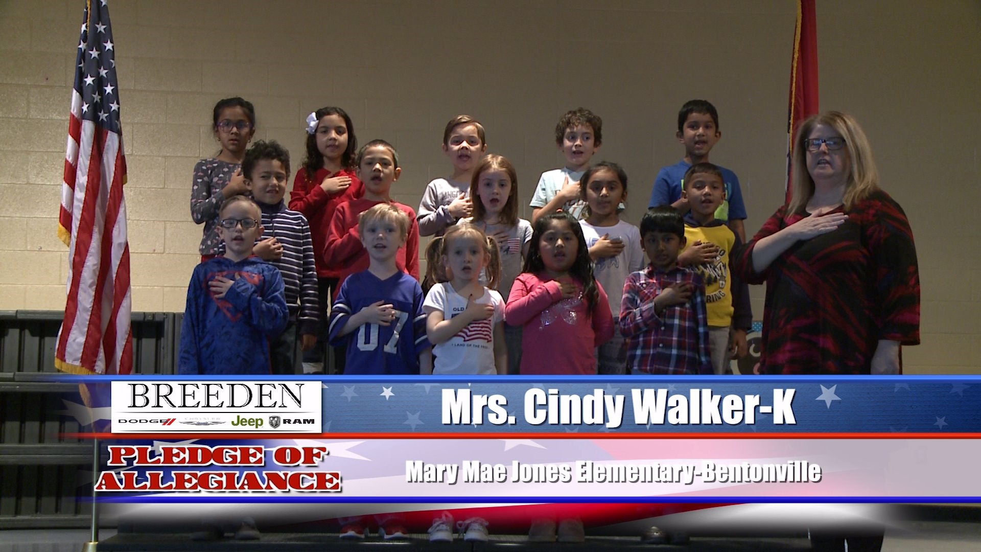 Mrs. Cindy Walker  K  Mary Mae Jones Elementary  Bentonville