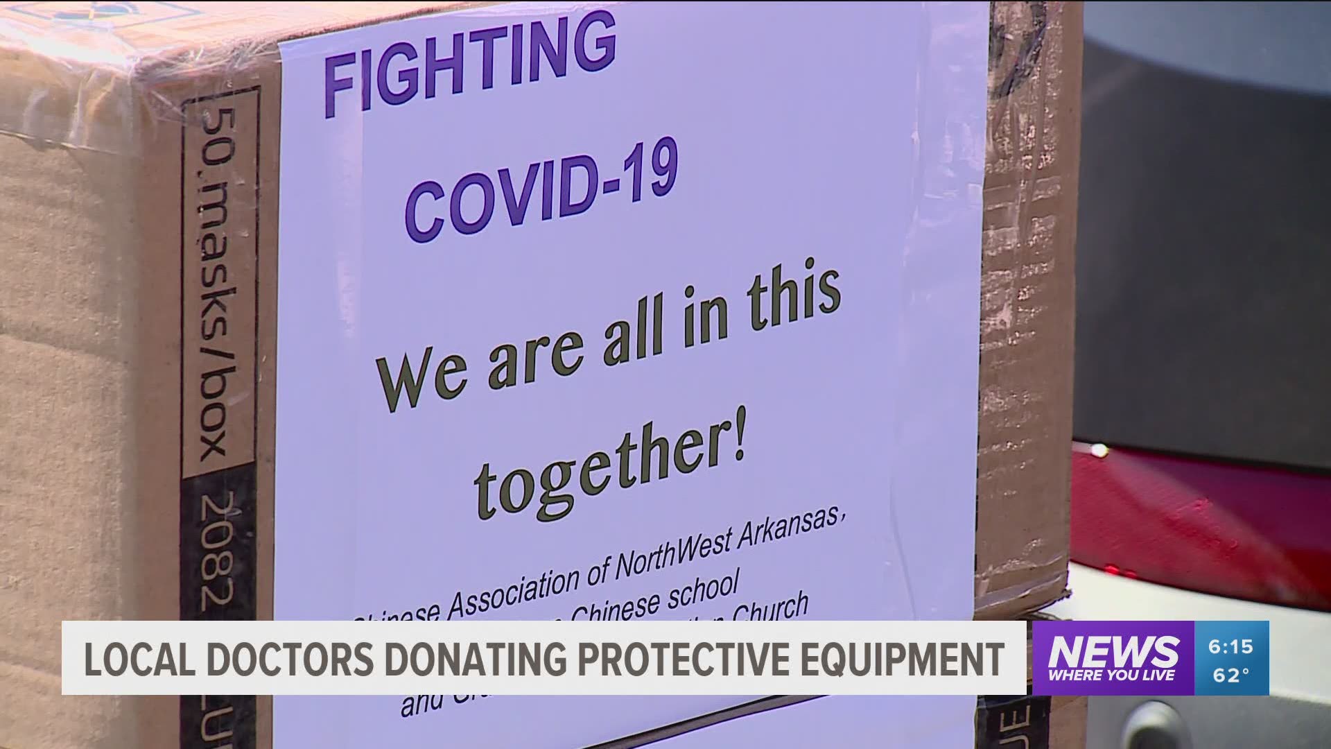 Local doctors donate PPE