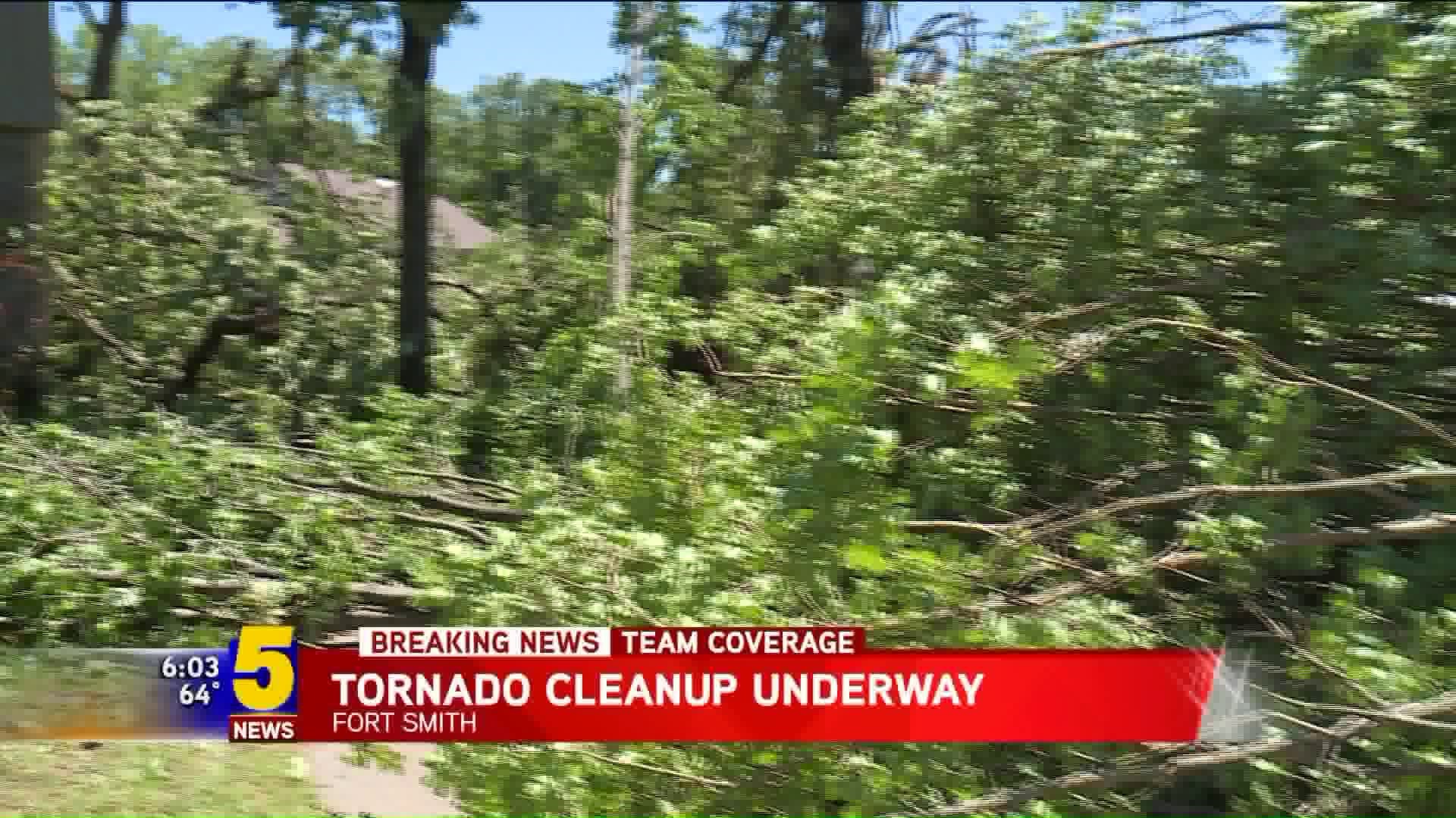 Tornado Cleanup Underway