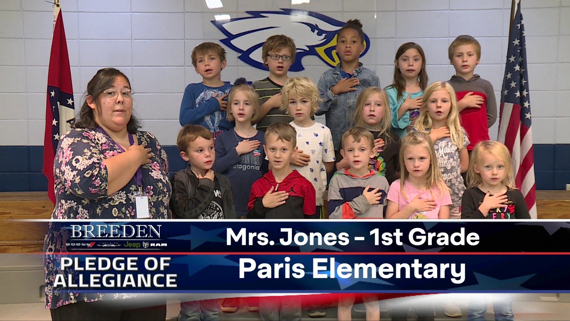 Mrs. Jones  1st Grade Paris Elementary