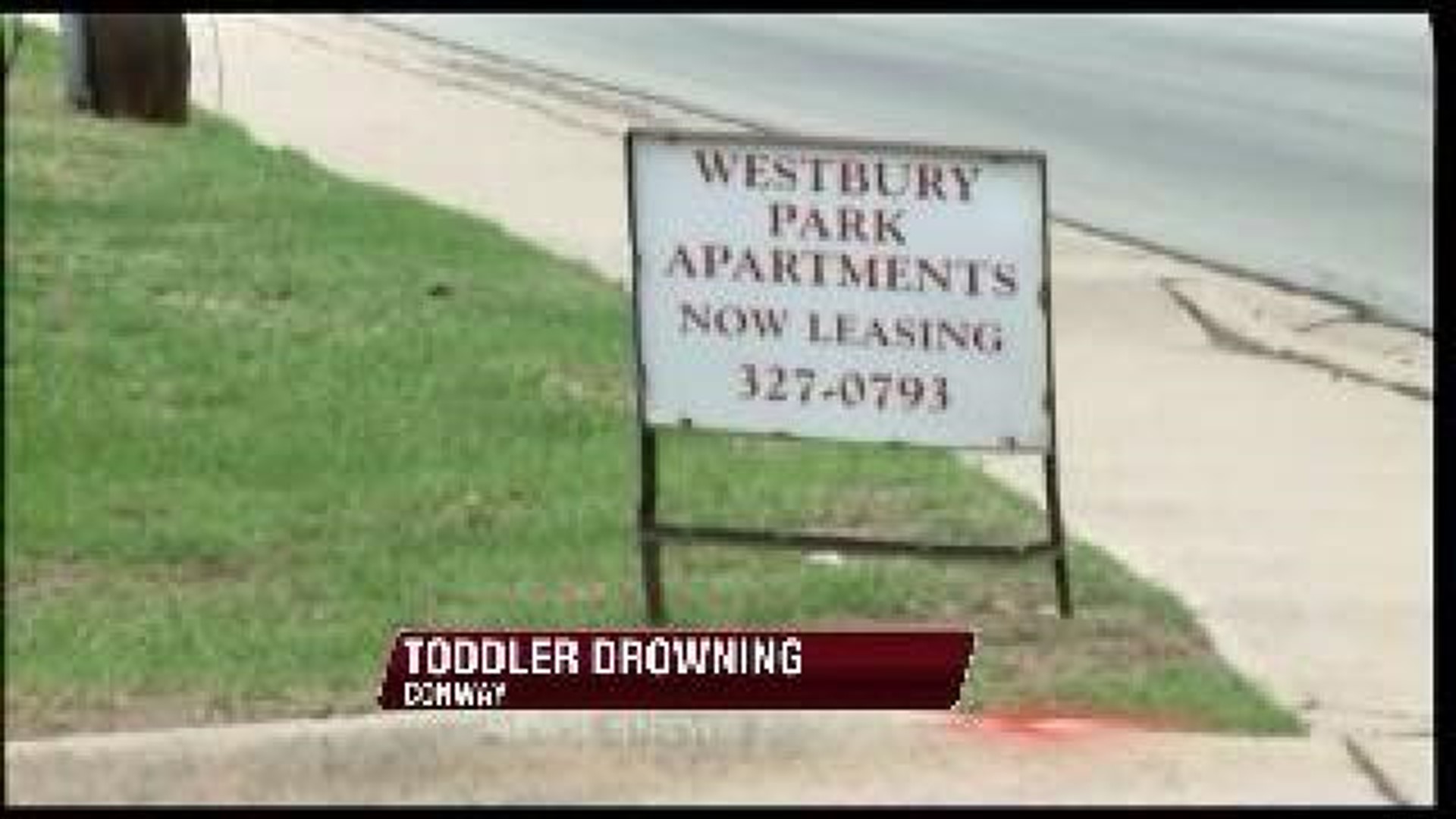 A toddler drowned at an Conway apartment complex