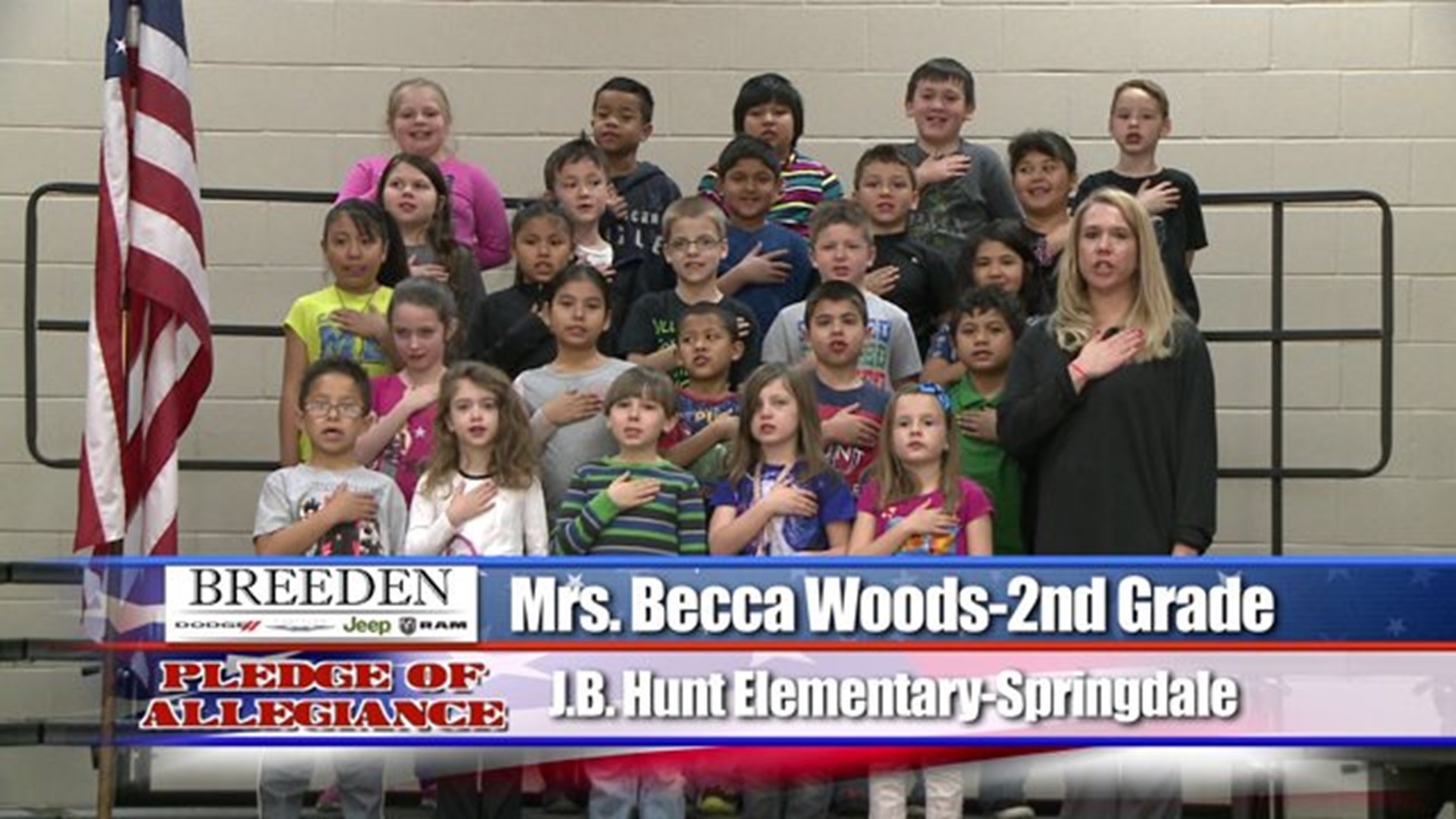 J.B. Hunt Elementary - Springdale, Mrs. Woods - Second Grade