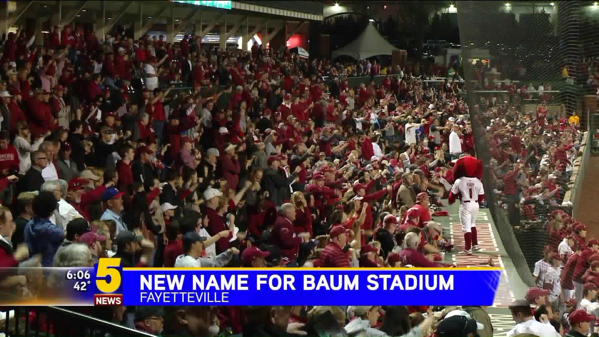 New Name For Baum Stadium
