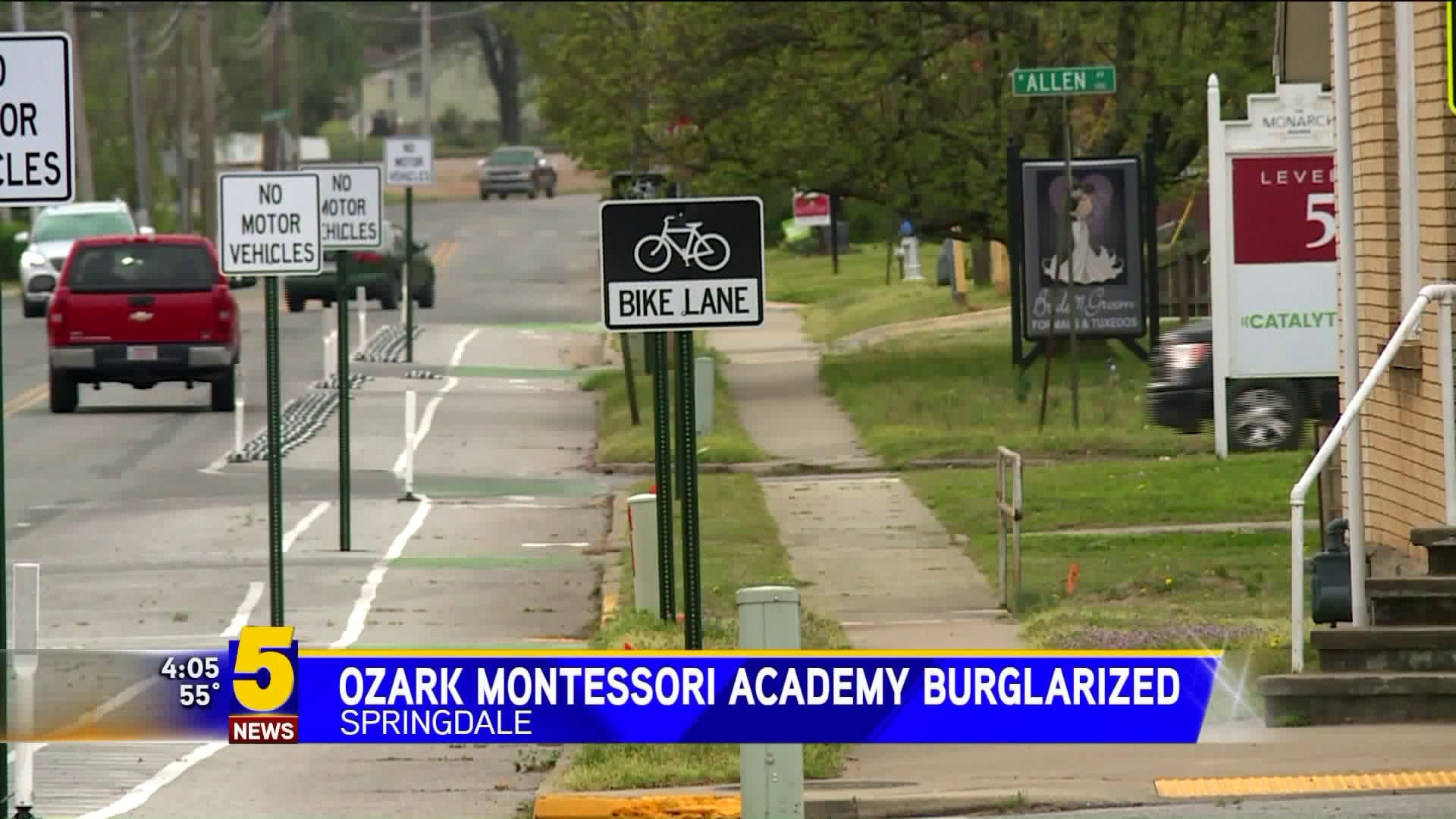 Ozark Montessori Academy Burglarized