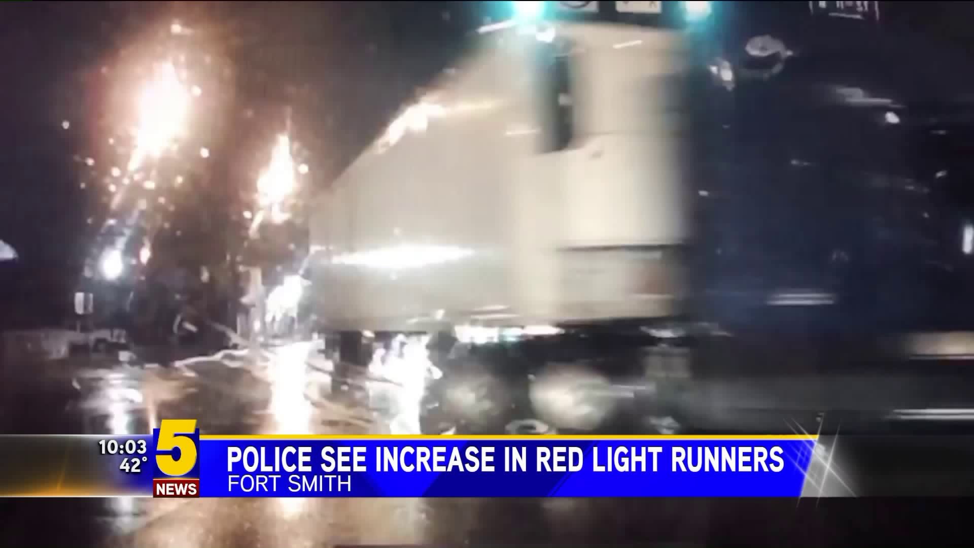 Police See Increase In Red Light Runners