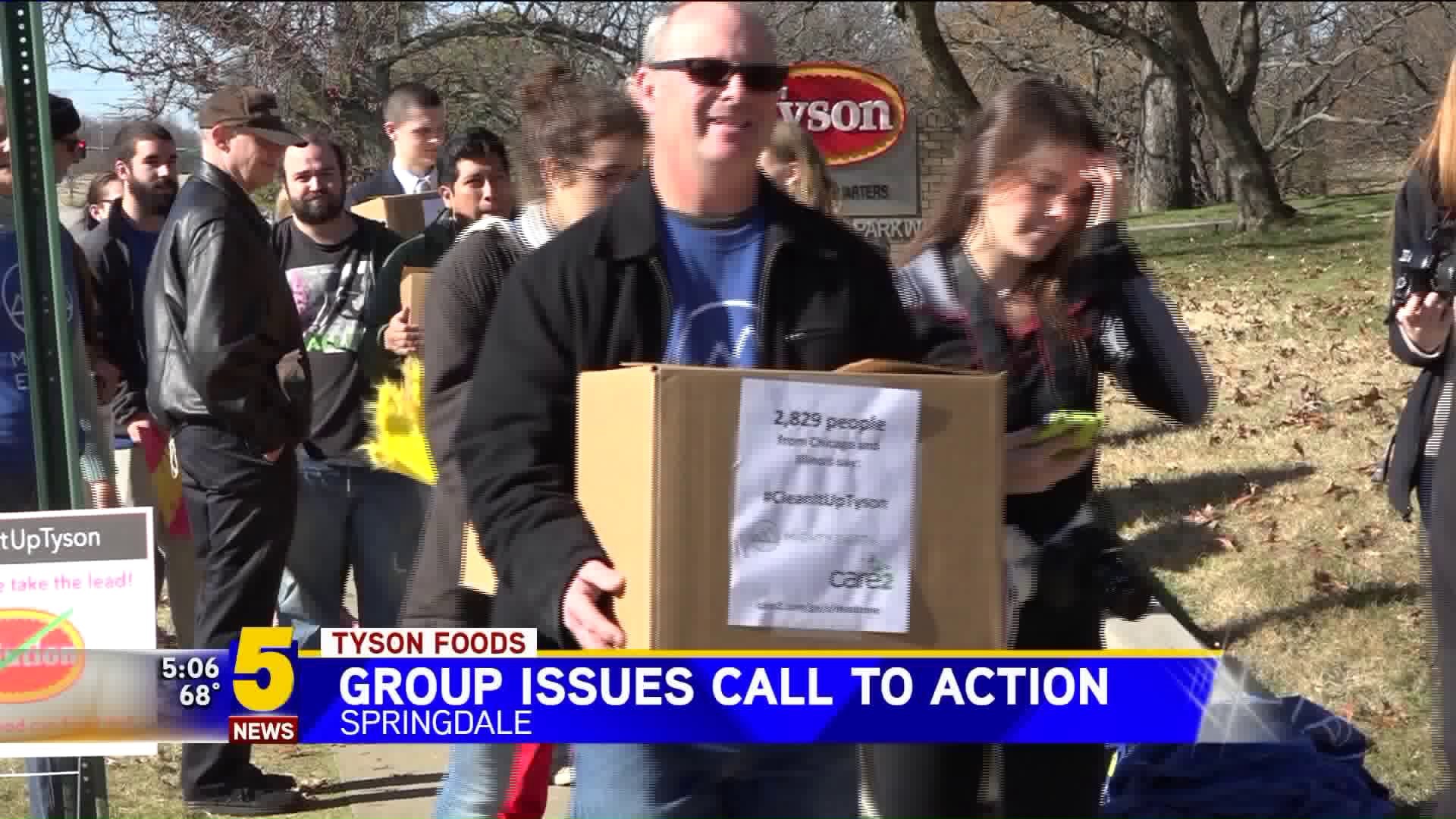 Group Issues Call To Action