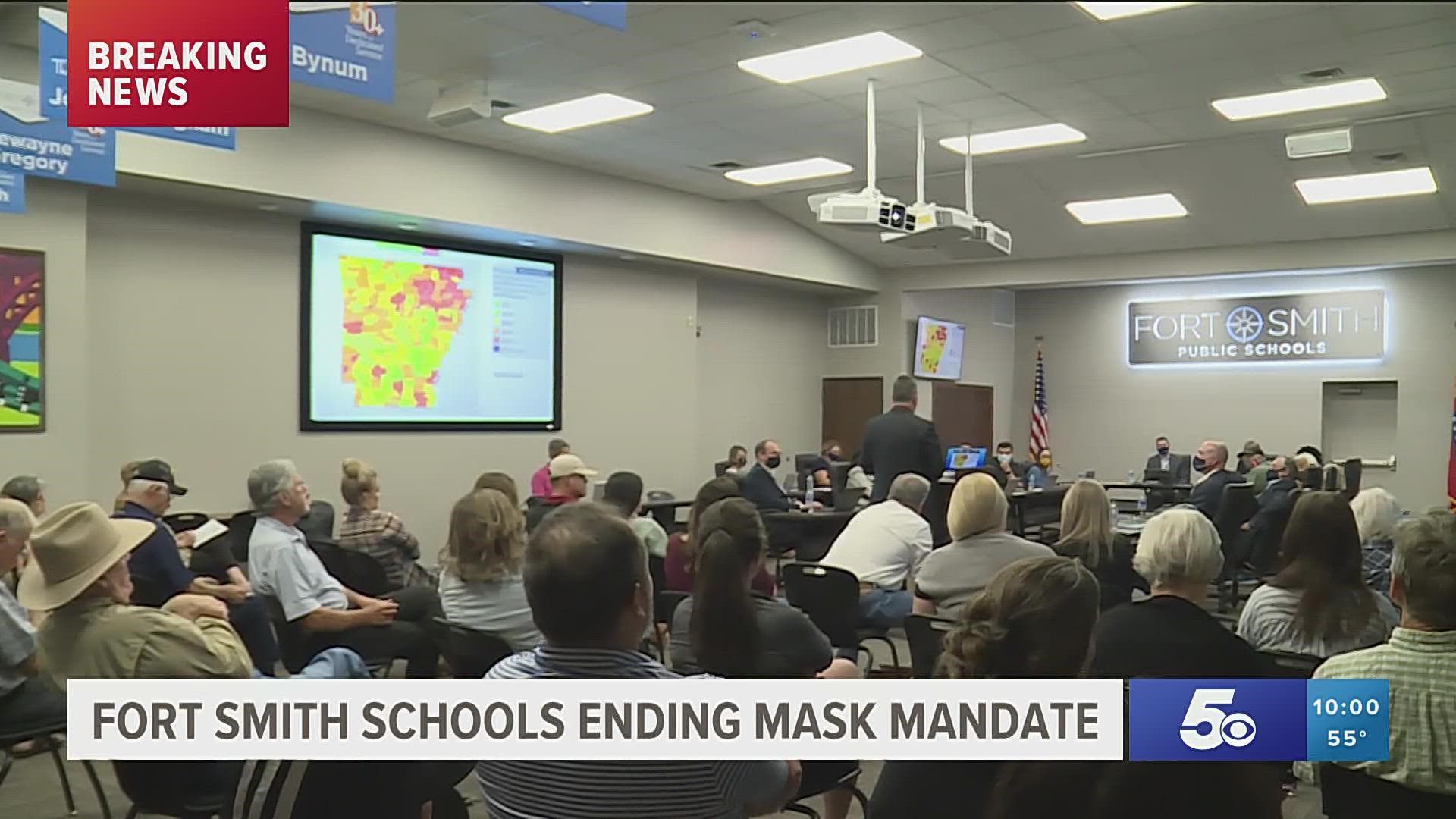 The Fort Smith Board of Education has voted to lift the mask mandate for students, teachers and staff.