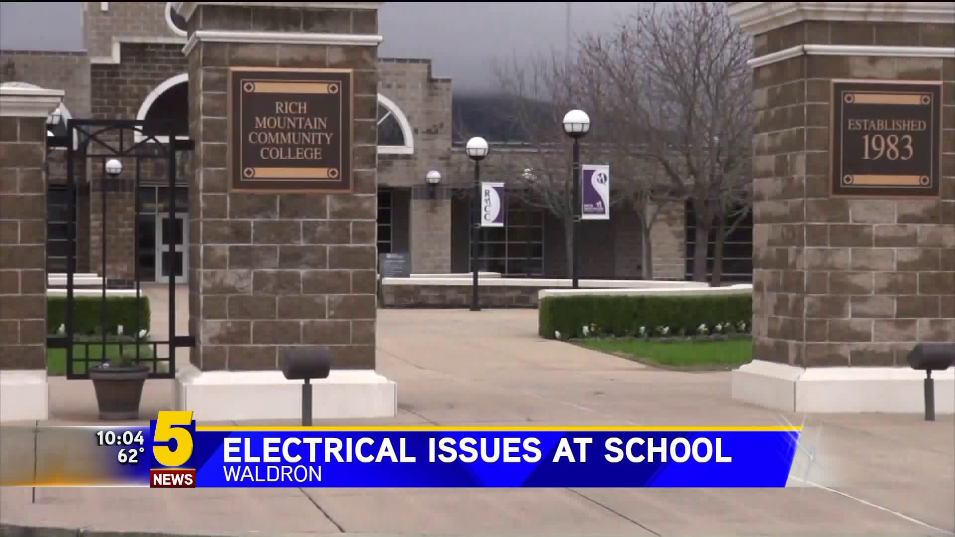 Electrical Issues at Waldron Middle School