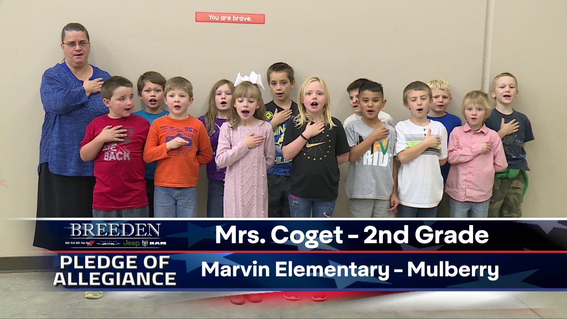 Mrs. Coget 2nd Grade Marvin Elementary, Mulberry