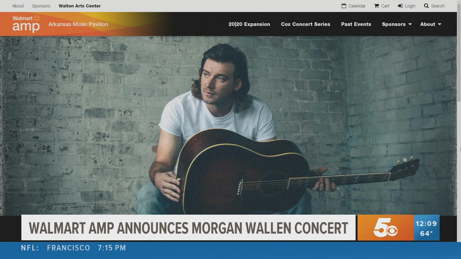 Wallen will perform on Friday, Aug. 26, 2022. Tickets go on sale to the public on Friday, Dec. 3 at 10 a.m.