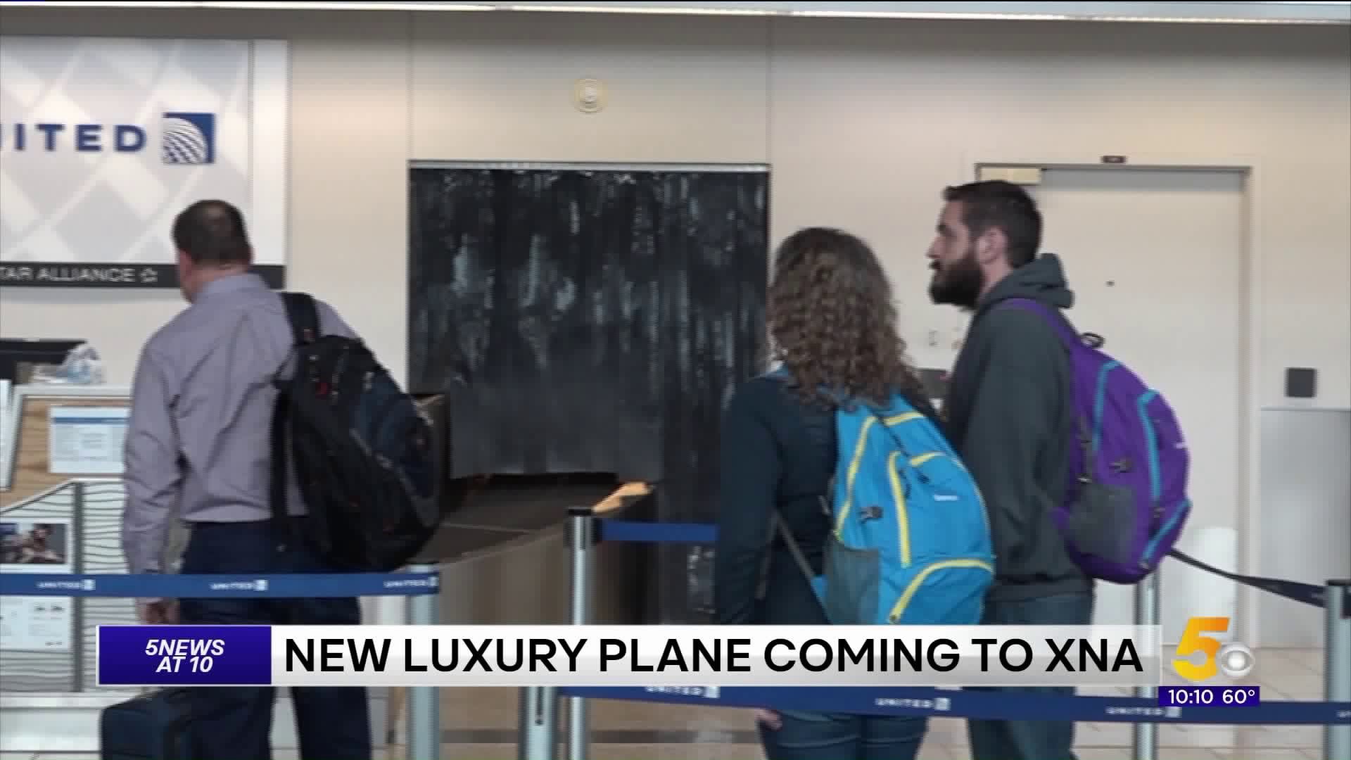 United Airlines Bringing Luxury Plane To XNA