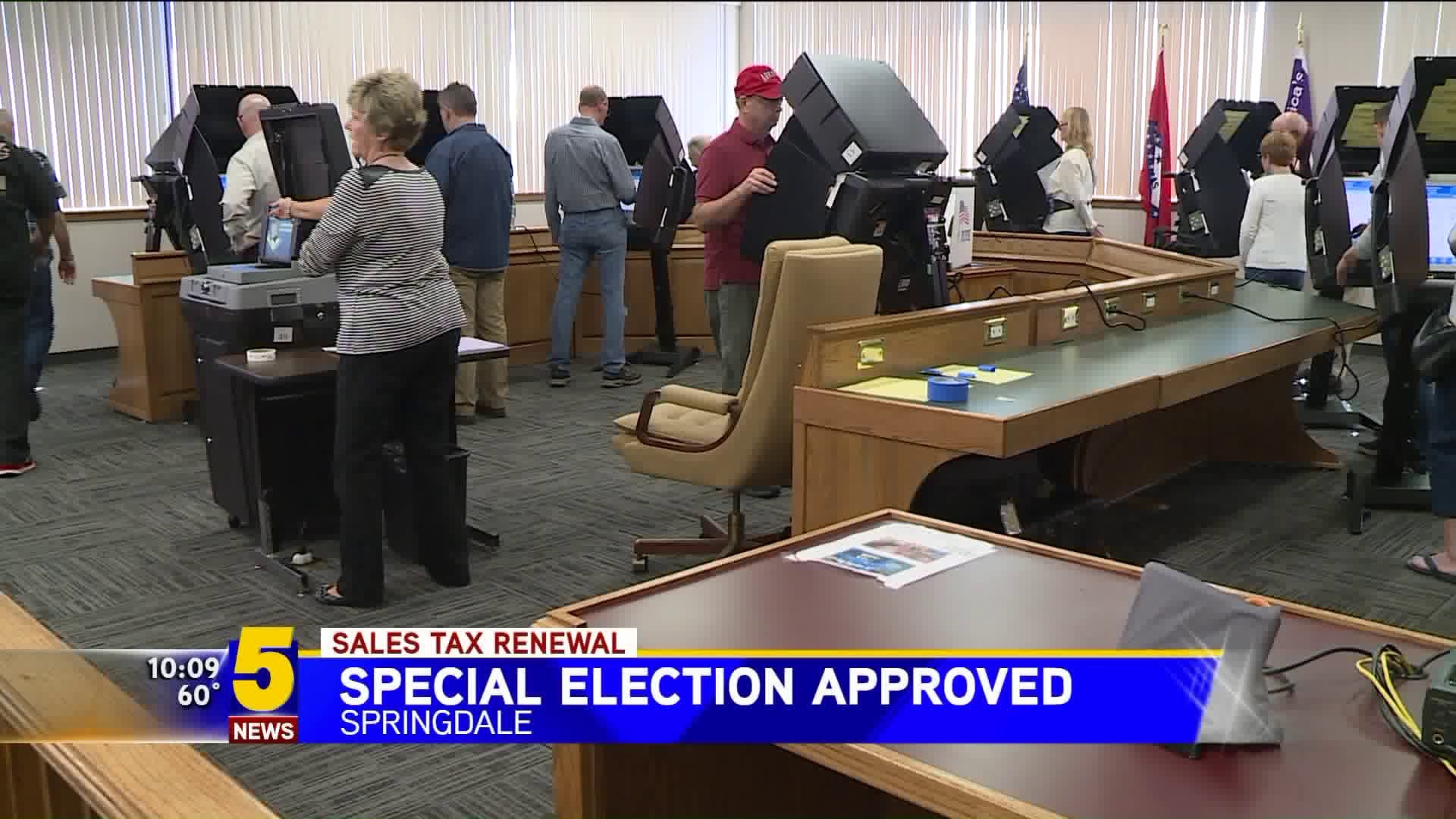 Springdale Special Election