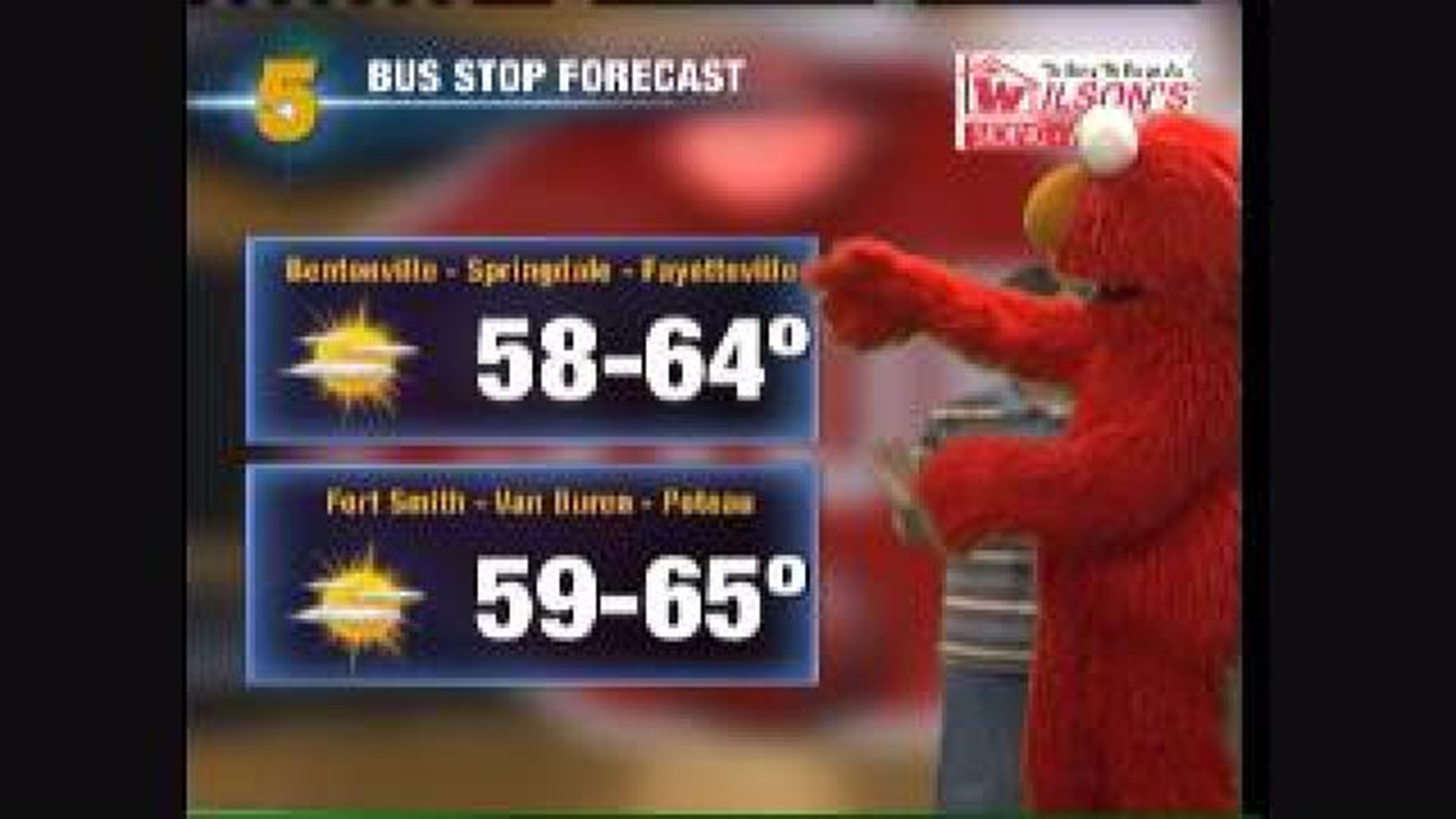 Elmo Does Morning Weather