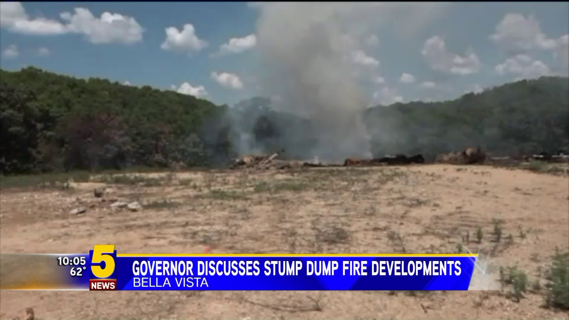 Gov. Hutchinson Discusses Stump Dump