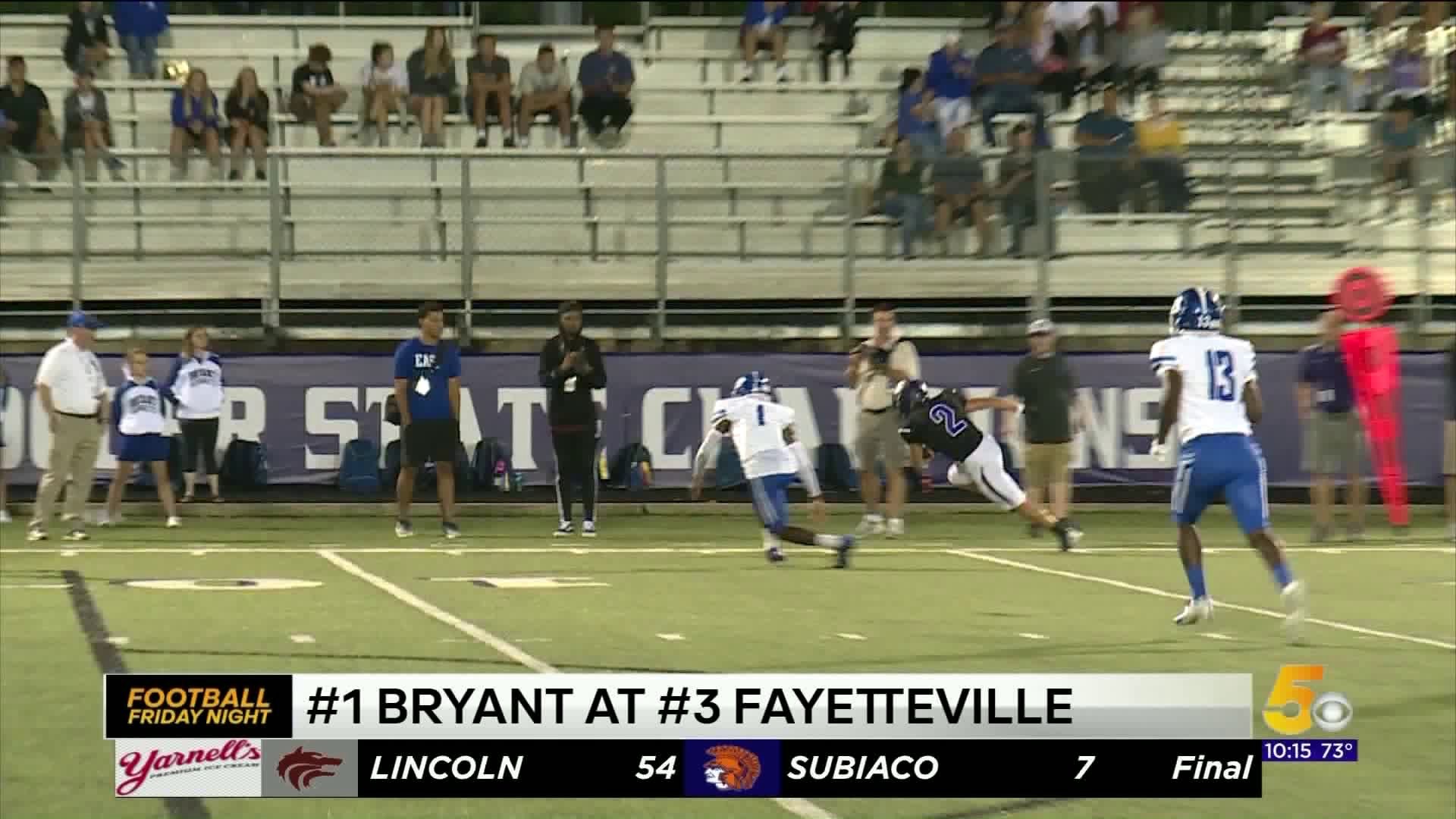 Game of the Week - Bryant at Fayetteville
