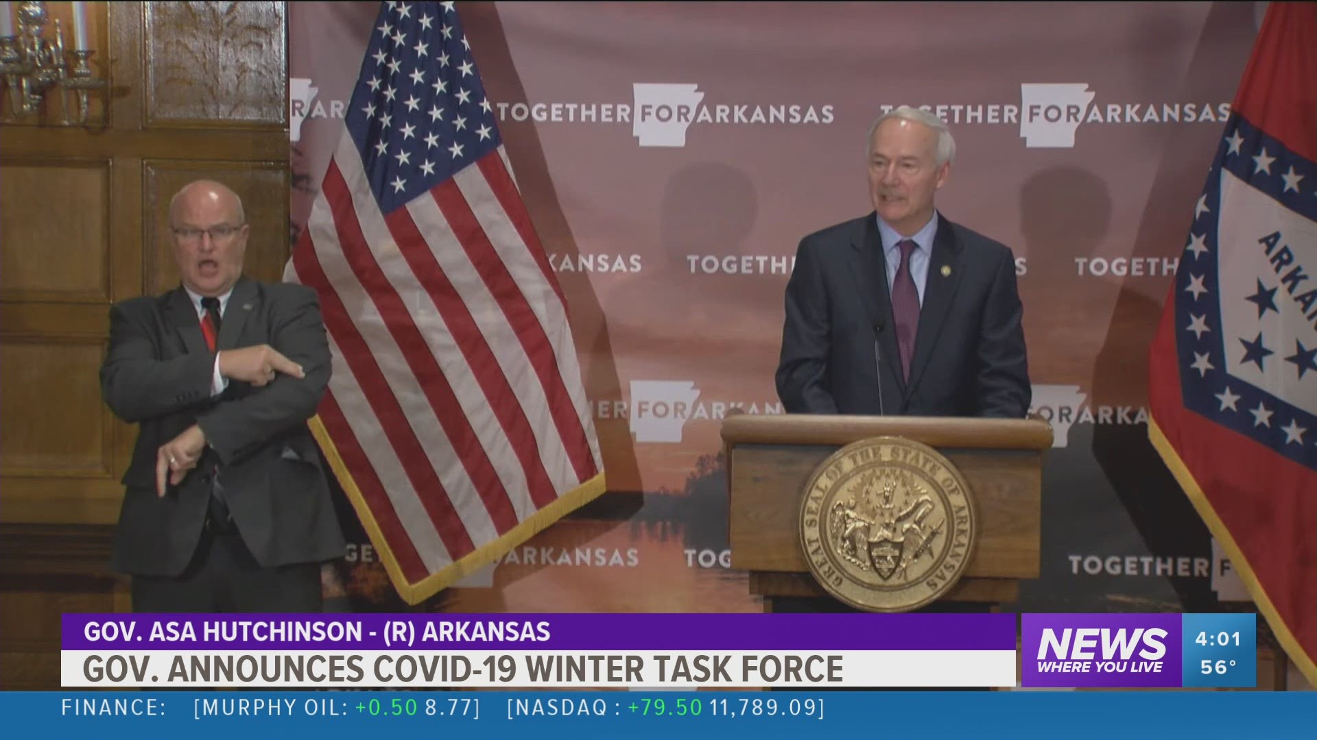 The task force will help study ways to keep the state's hospitals from becoming overwhelmed as COVID-19 cases surge in Arkansas.